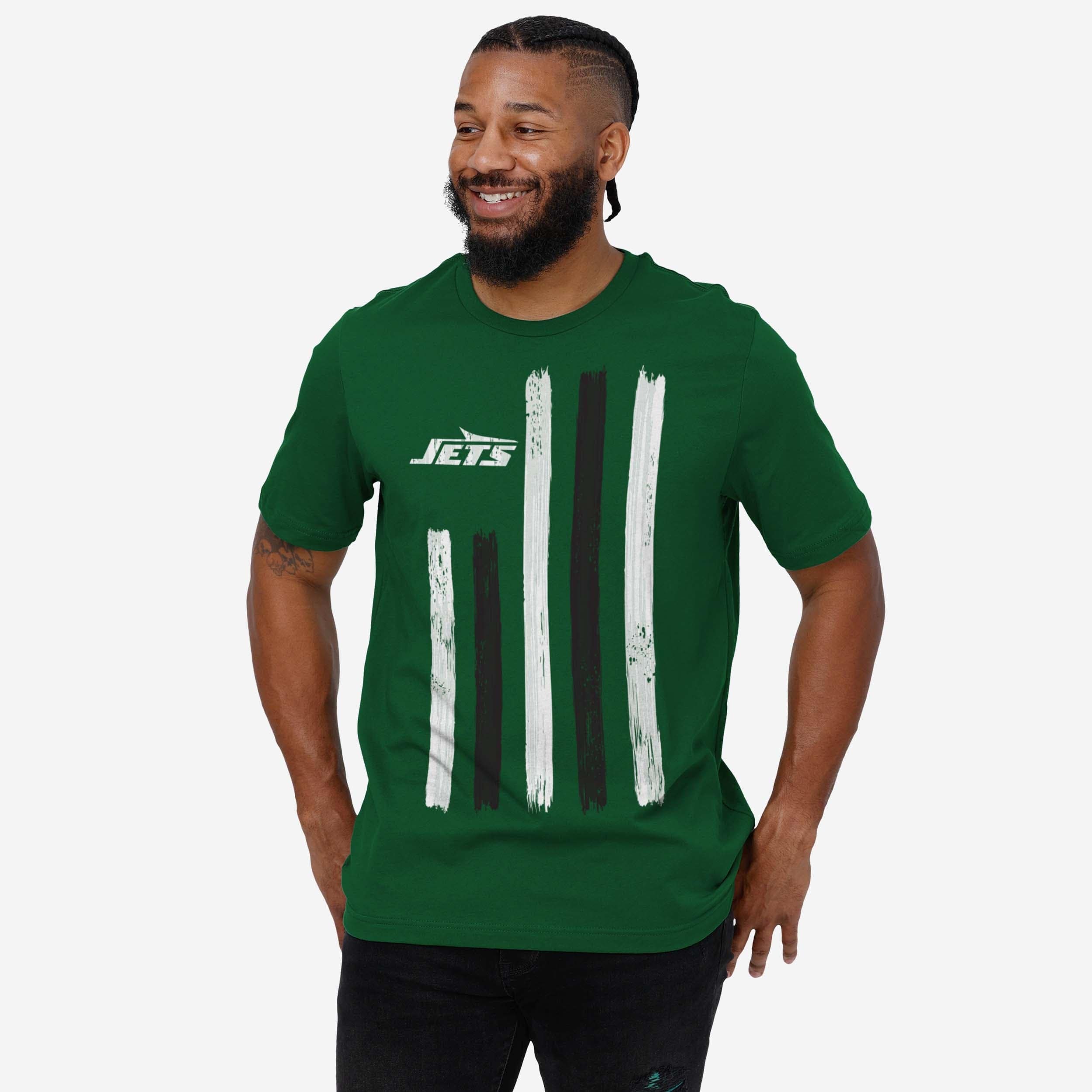 New York Jets Brushstroke Flag T-Shirt - Image 2
