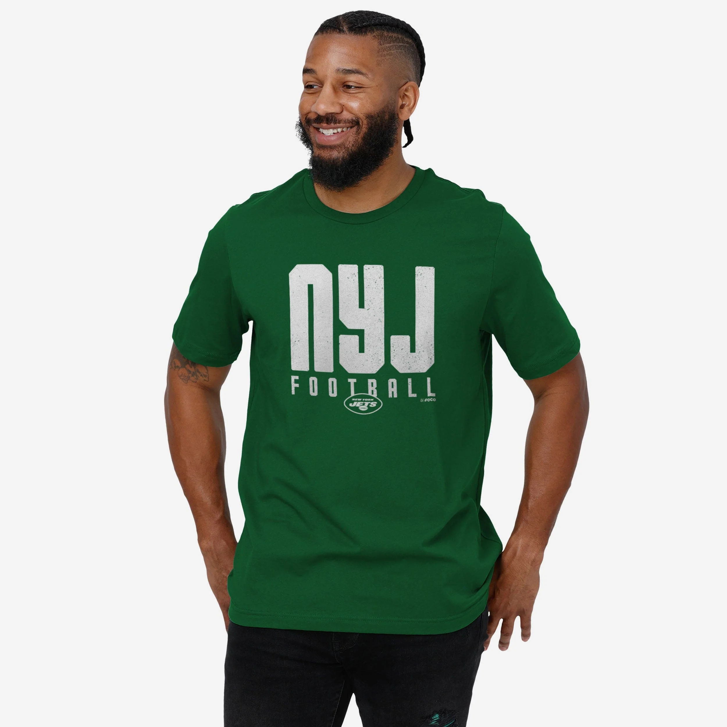 New York Jets City Initial Wordmark T-Shirt - Image 2