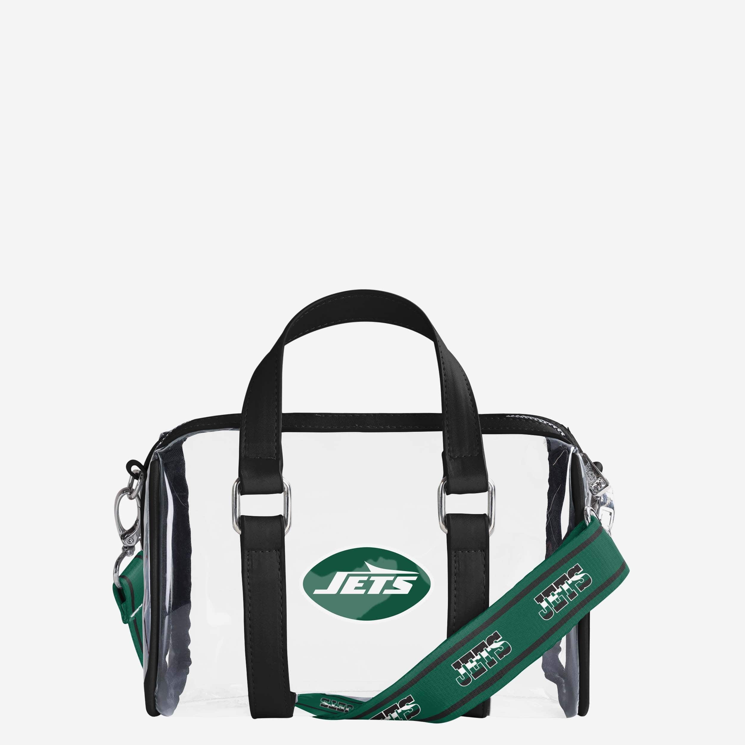 New York Jets Clear Barrel Bag
