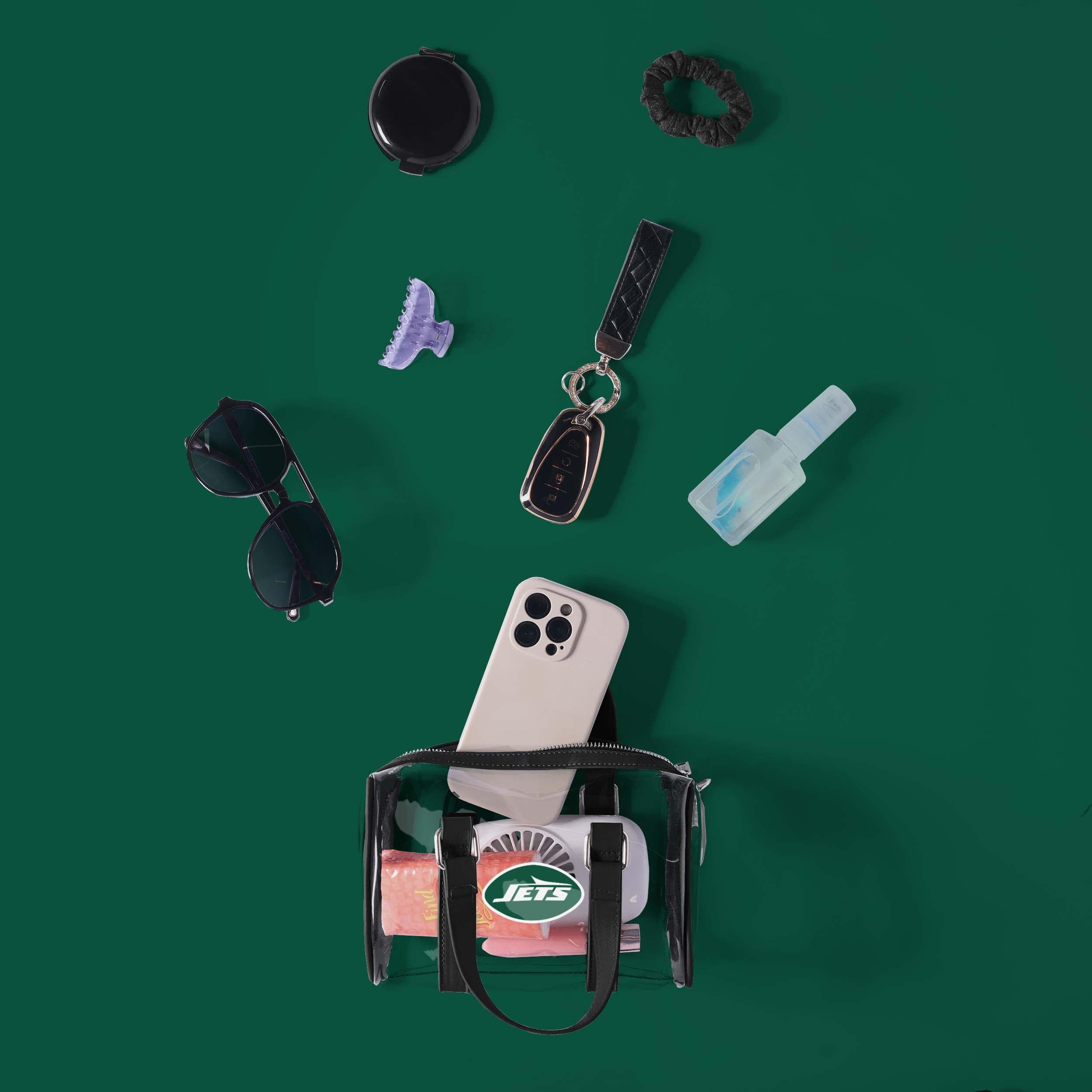 New York Jets Clear Barrel Bag - Image 3