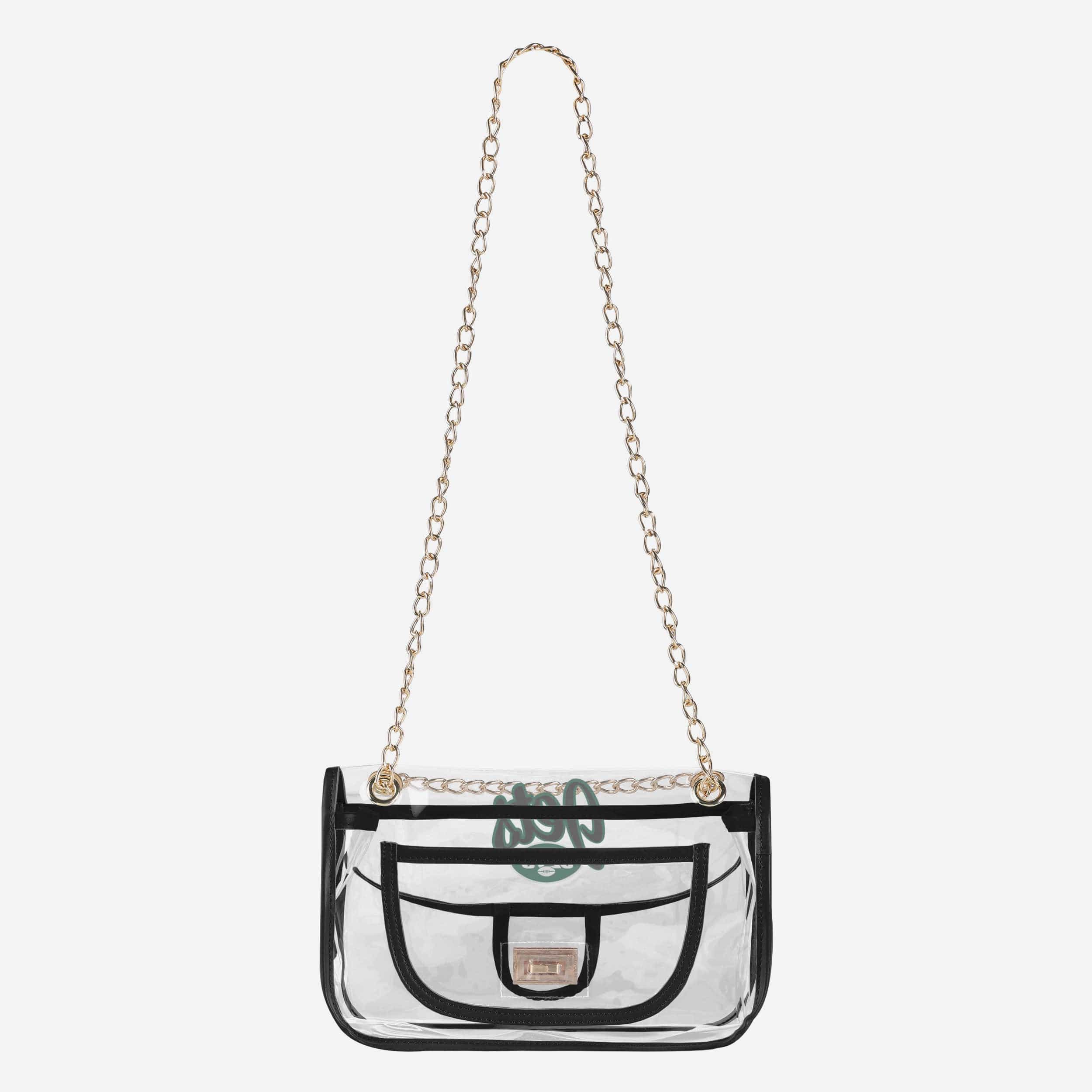 New York Jets Clear Crossbody Chain Bag - Image 4