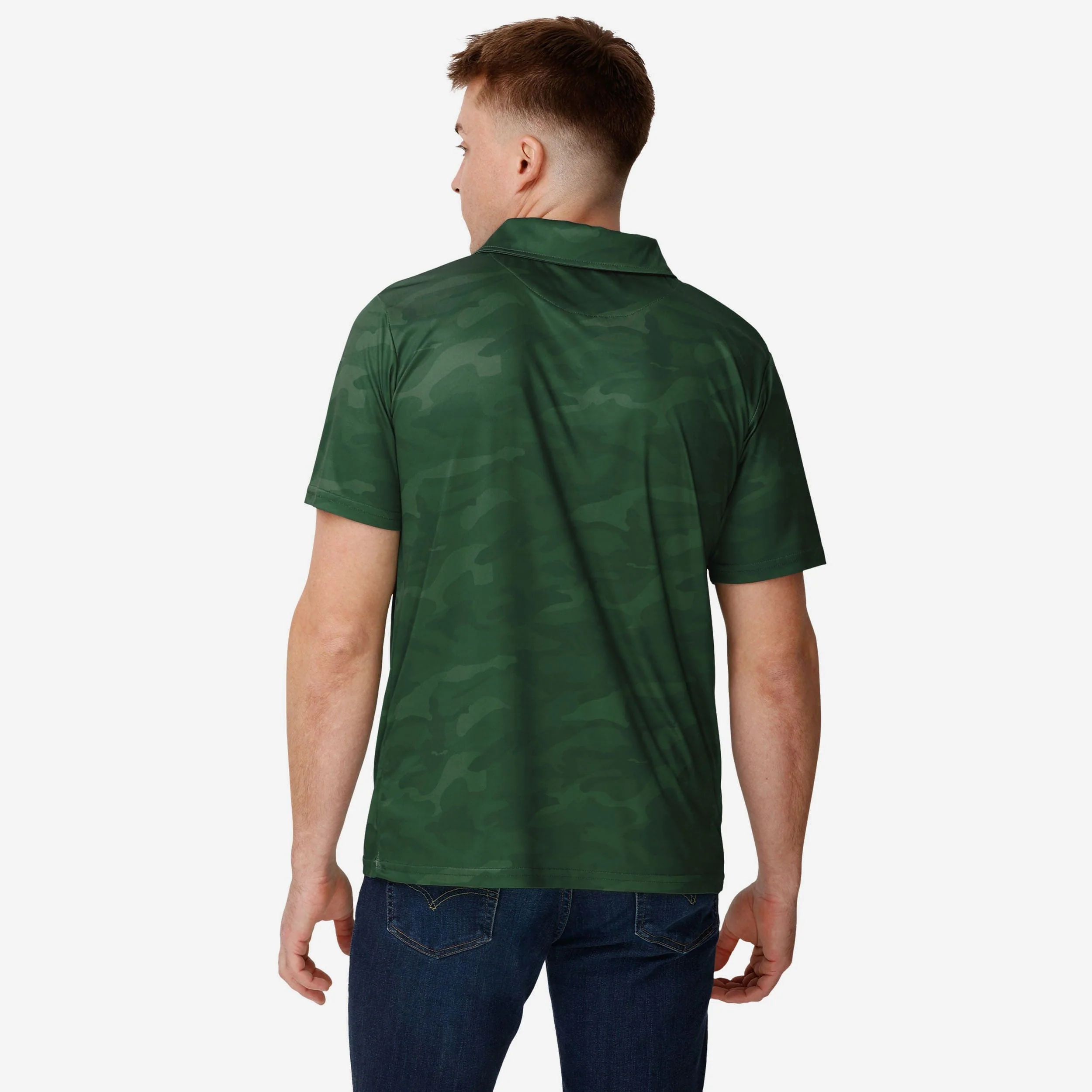 New York Jets Color Camo Polyester Polo - Image 2