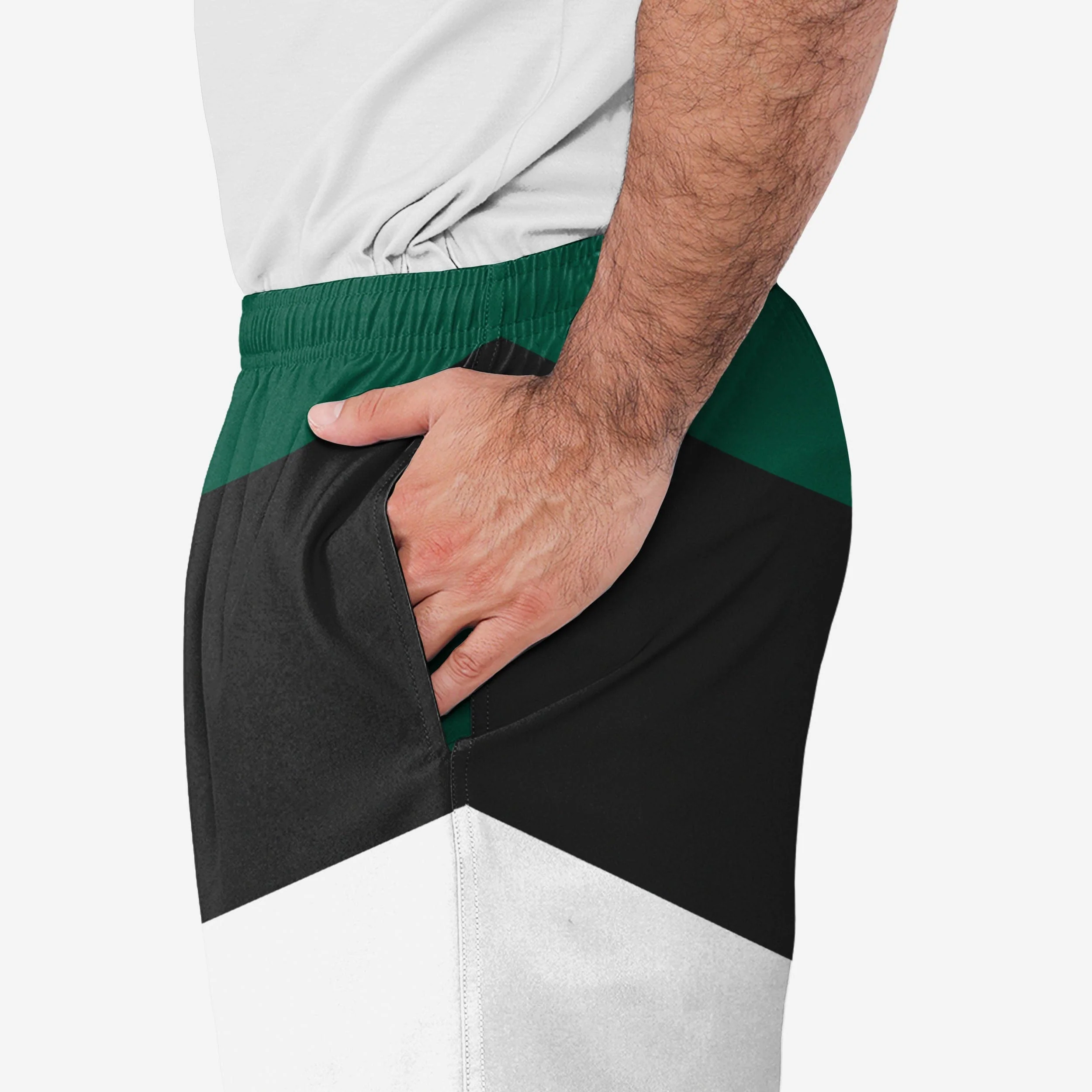 New York Jets Colorblock Double Down Liner Training Shorts - Image 4
