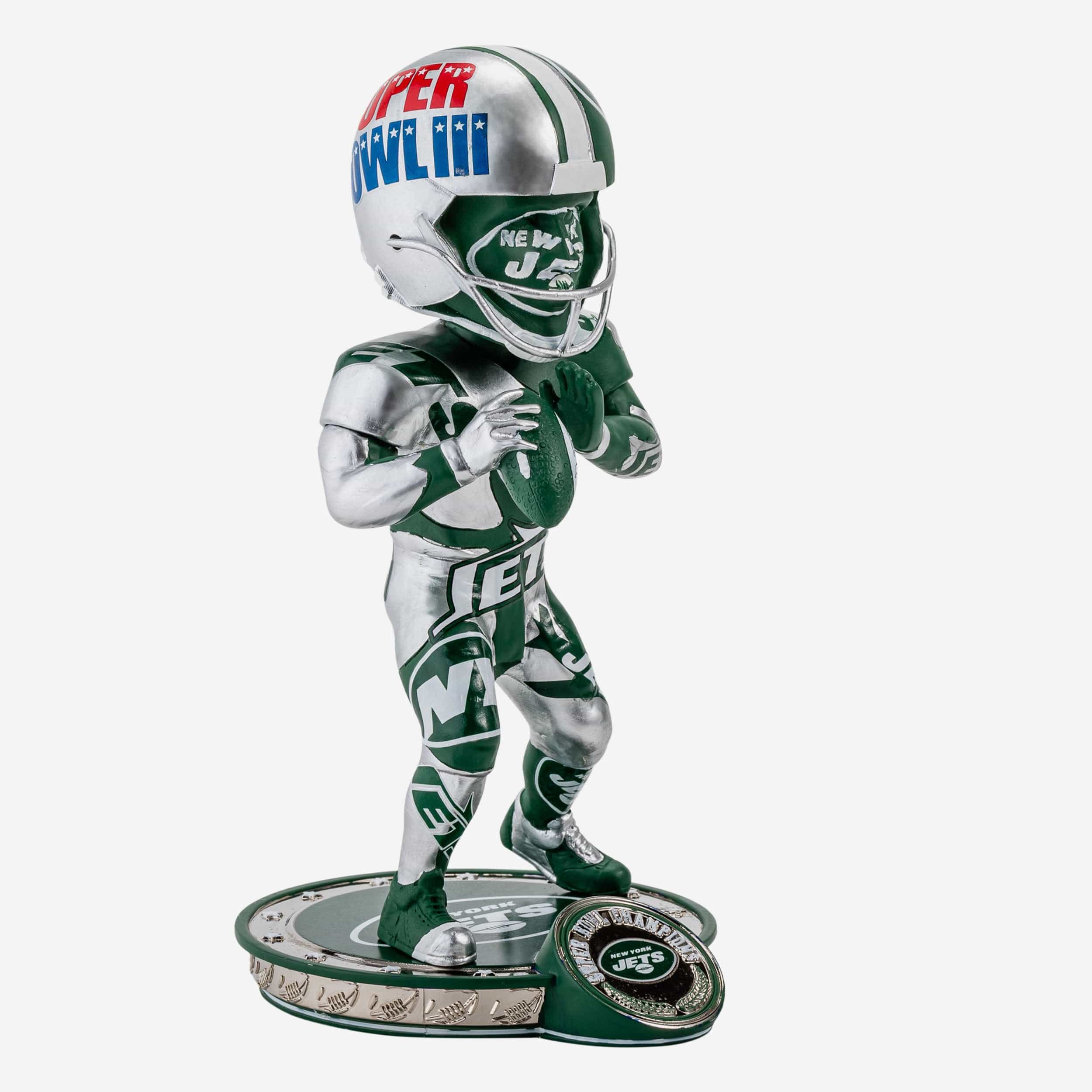 New York Jets Commemorative Super Bowl Bobblehead - Image 4