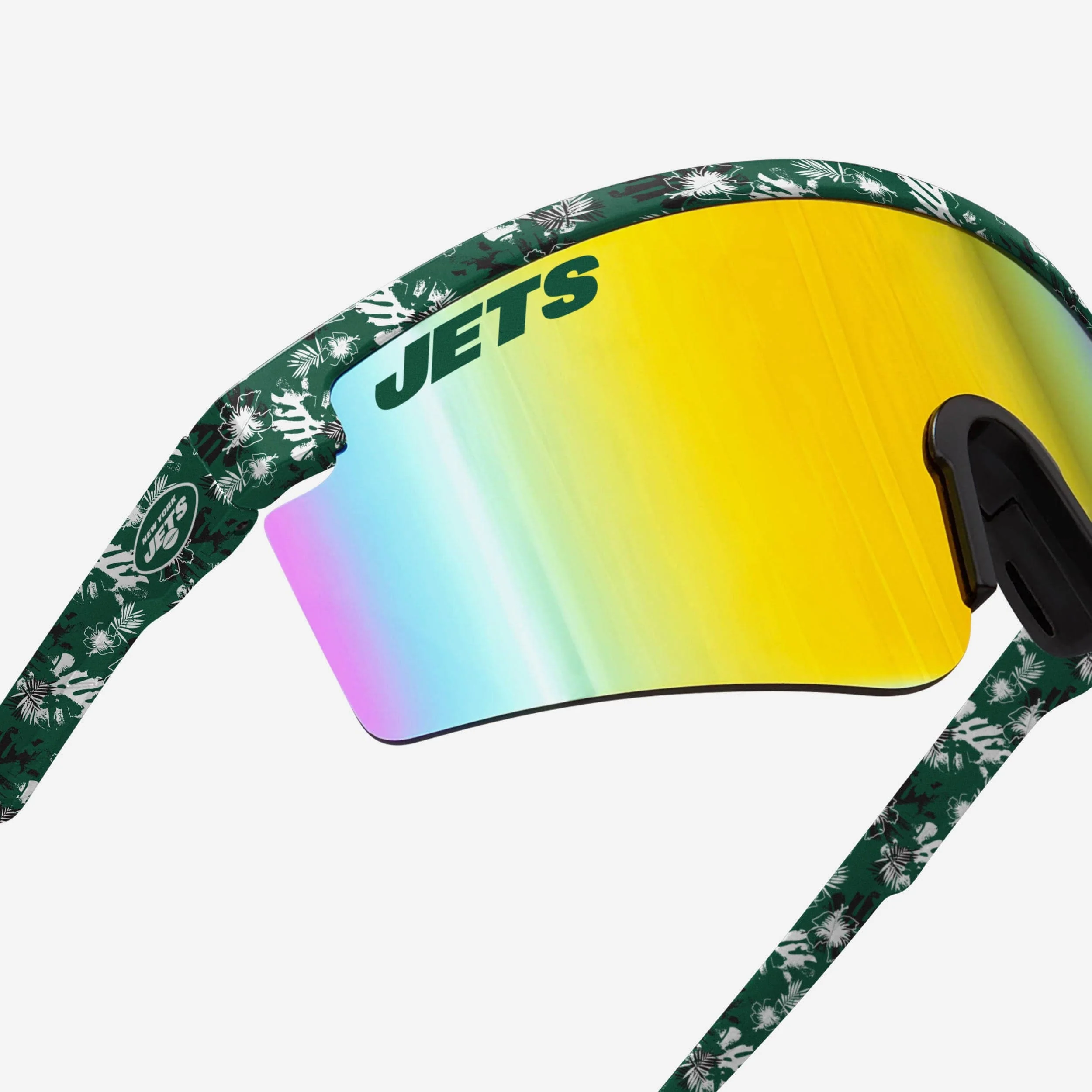 New York Jets Floral Large Frame Sunglasses - Image 4