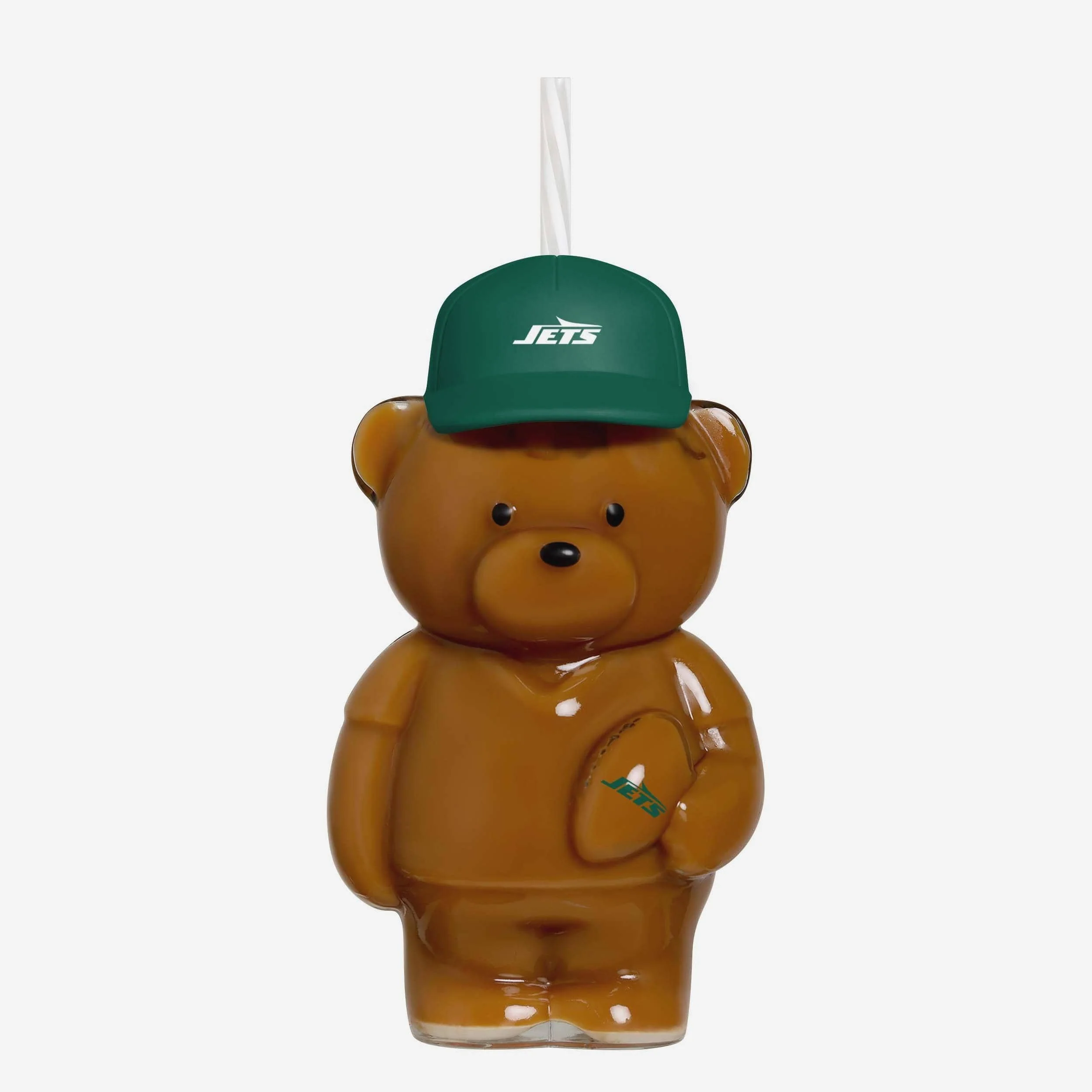 New York Jets Glass Bear Tumbler - Image 2