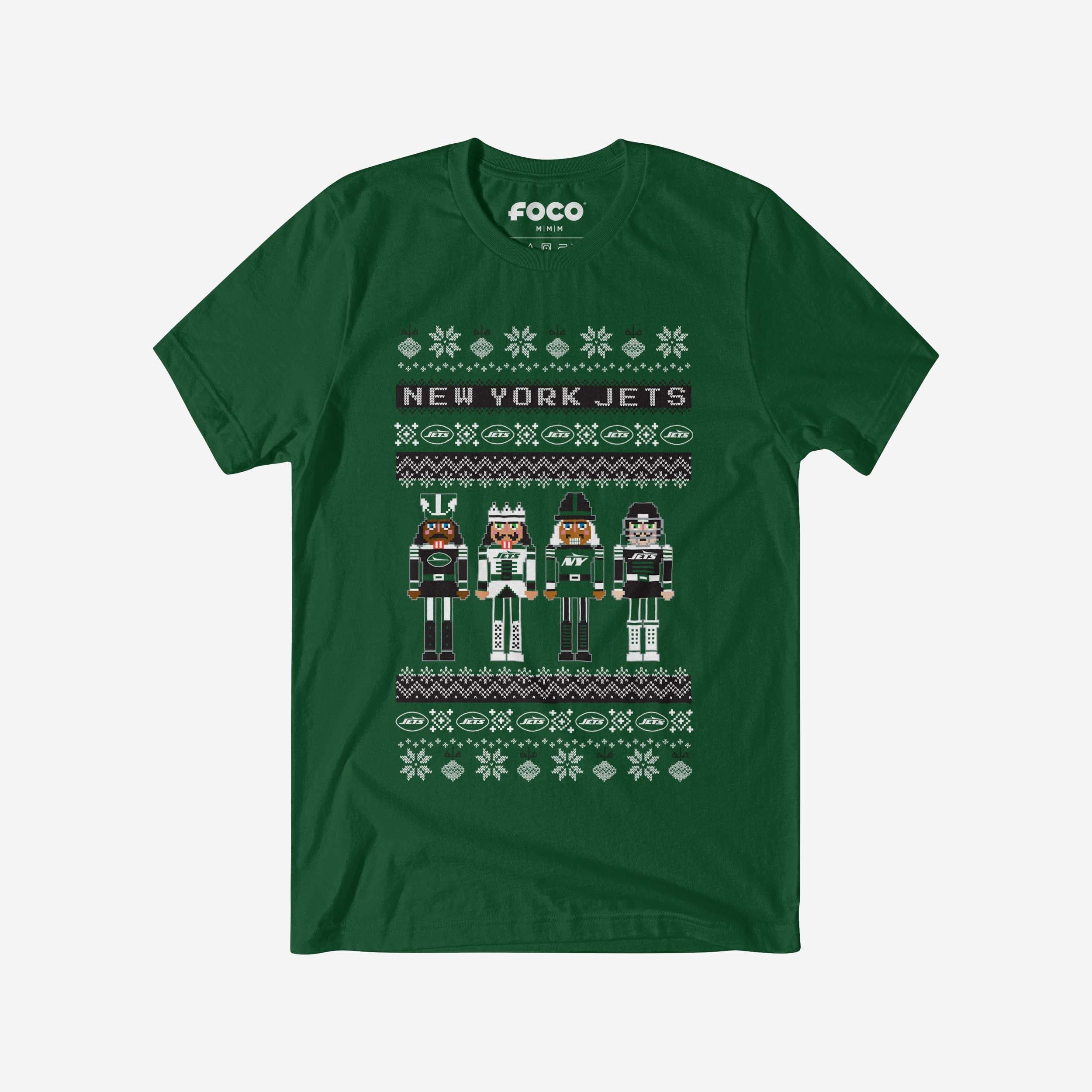 New York Jets Holiday Nutcracker Sweater T-Shirt