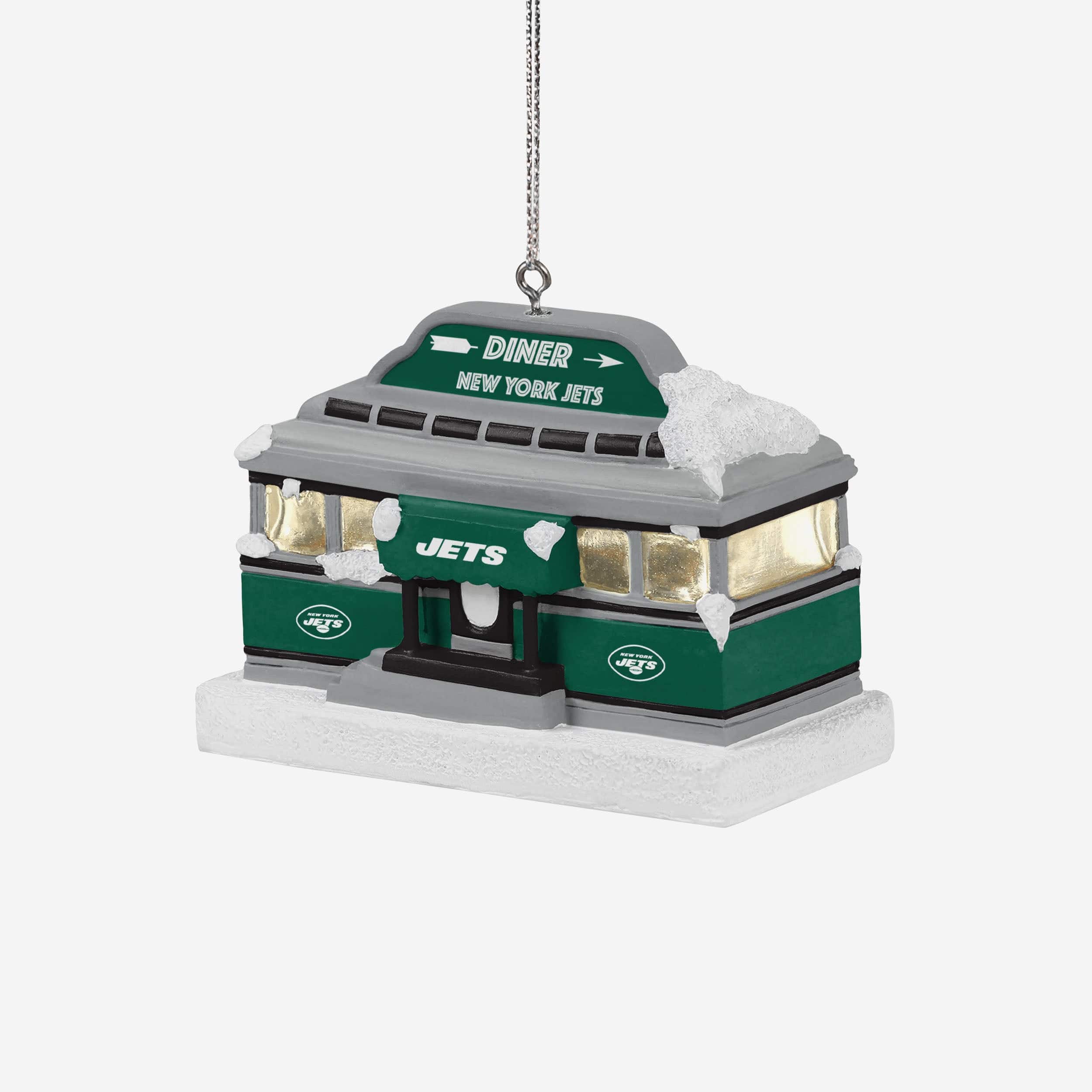 New York Jets Light Up Diner Ornament - Image 2