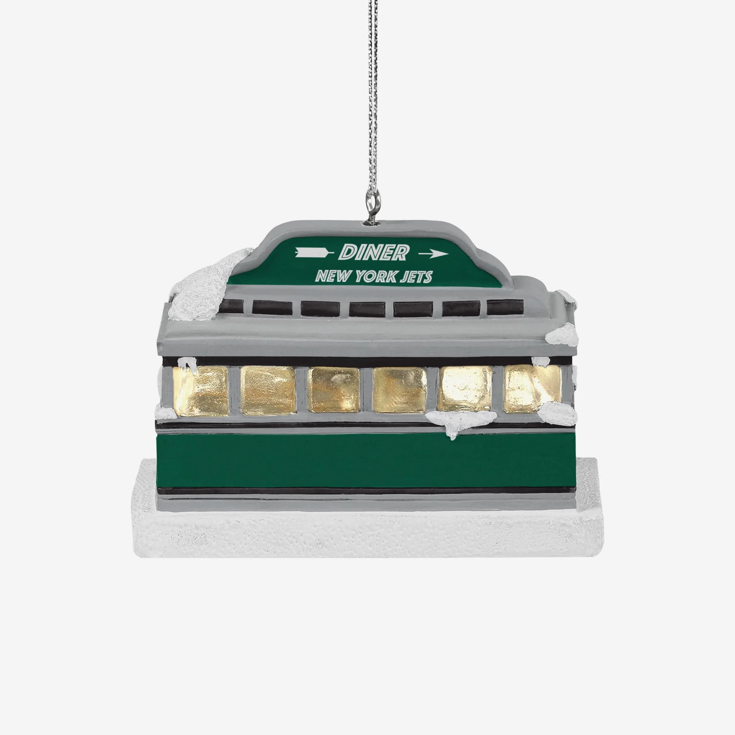 New York Jets Light Up Diner Ornament - Image 4