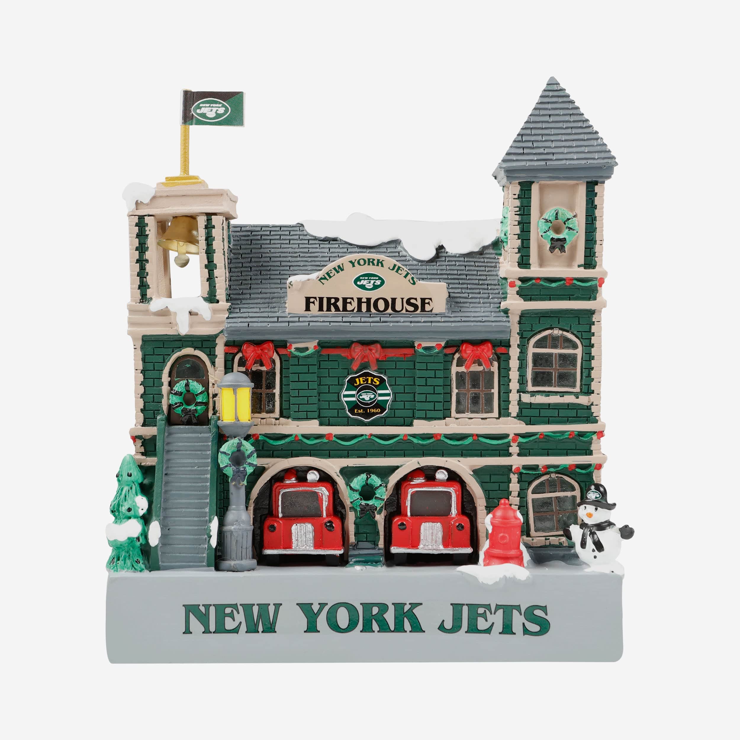 New York Jets Light Up Resin Team Firehouse