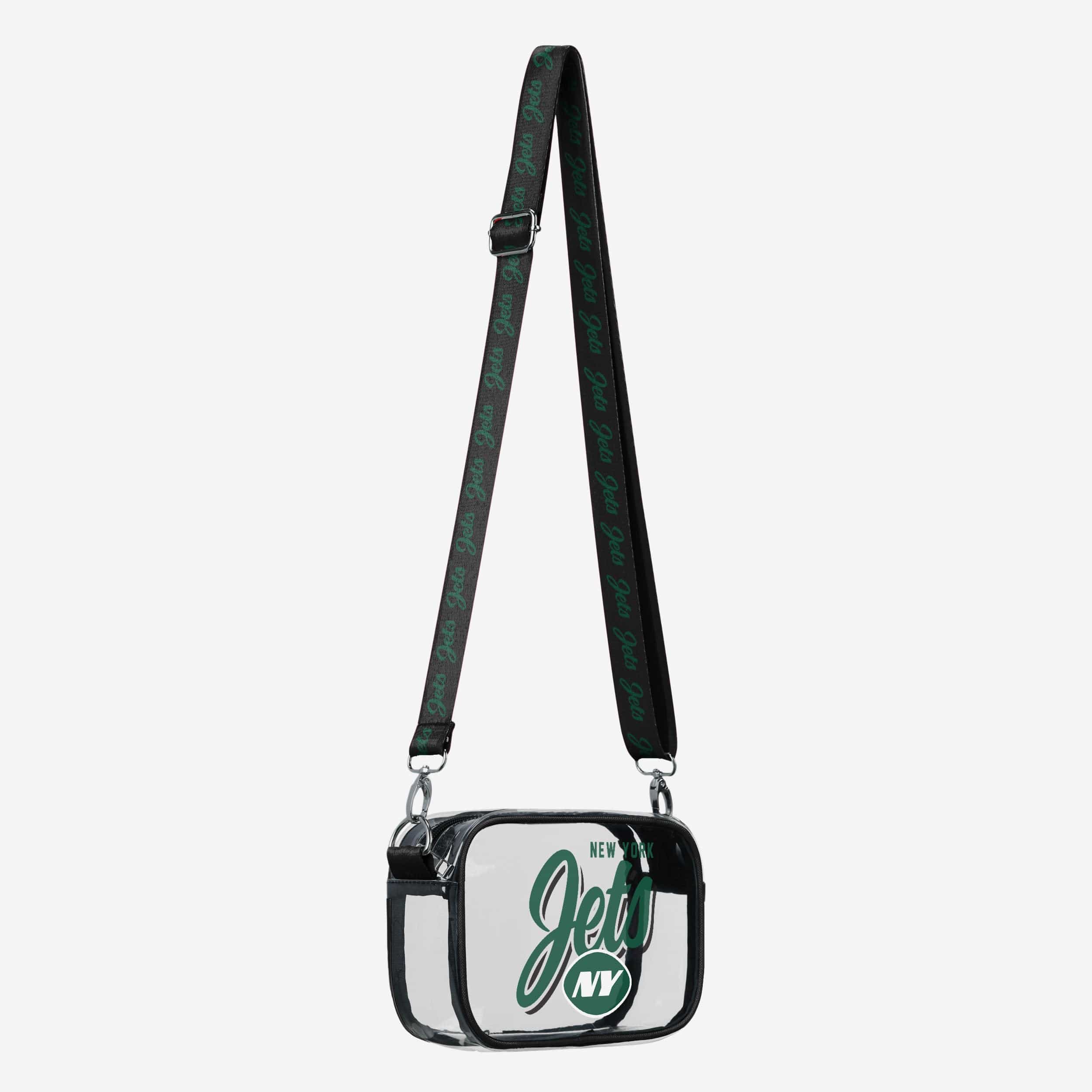 New York Jets Monty Script Clear Crossbody Bag - Image 2