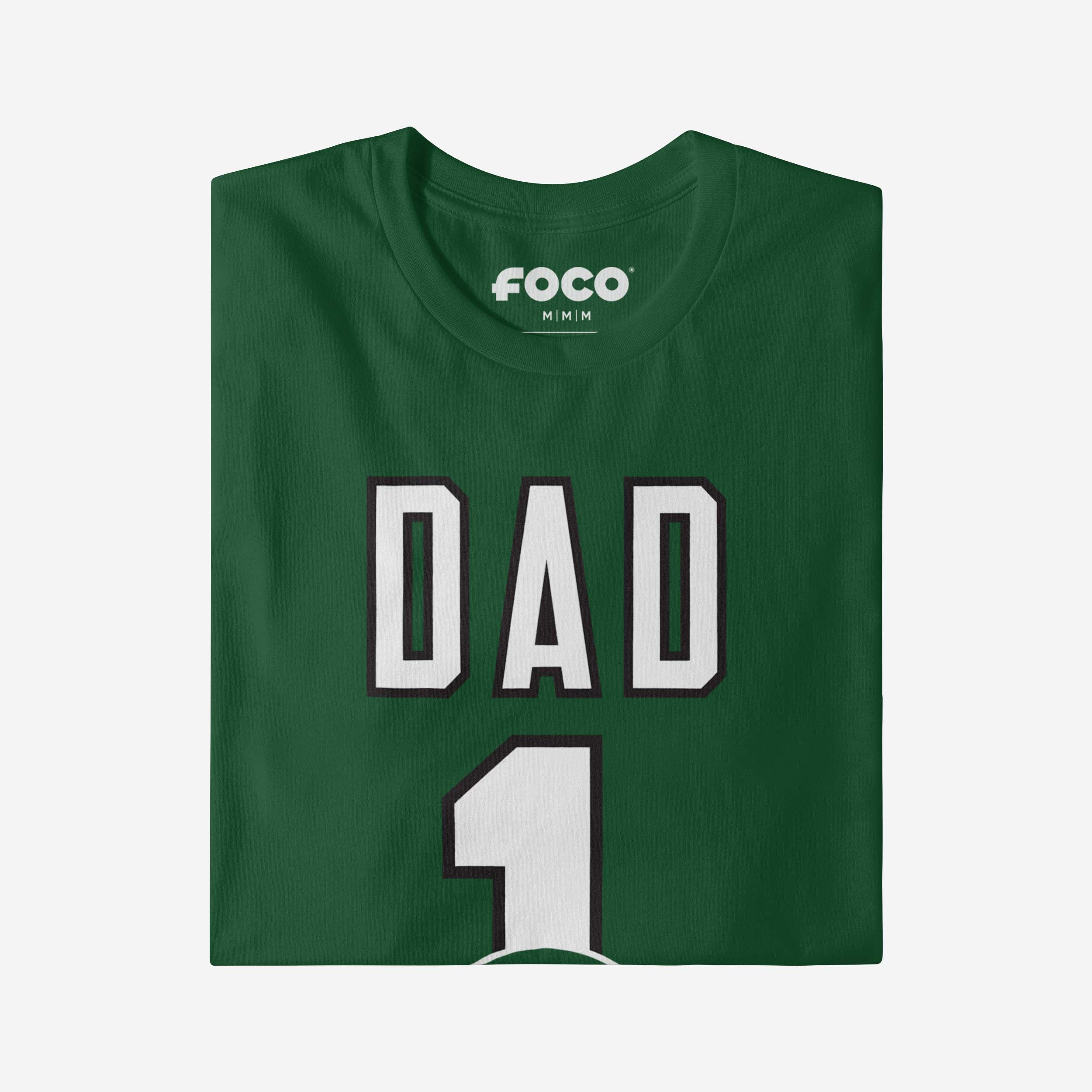 New York Jets Number 1 Dad T-Shirt - Image 4