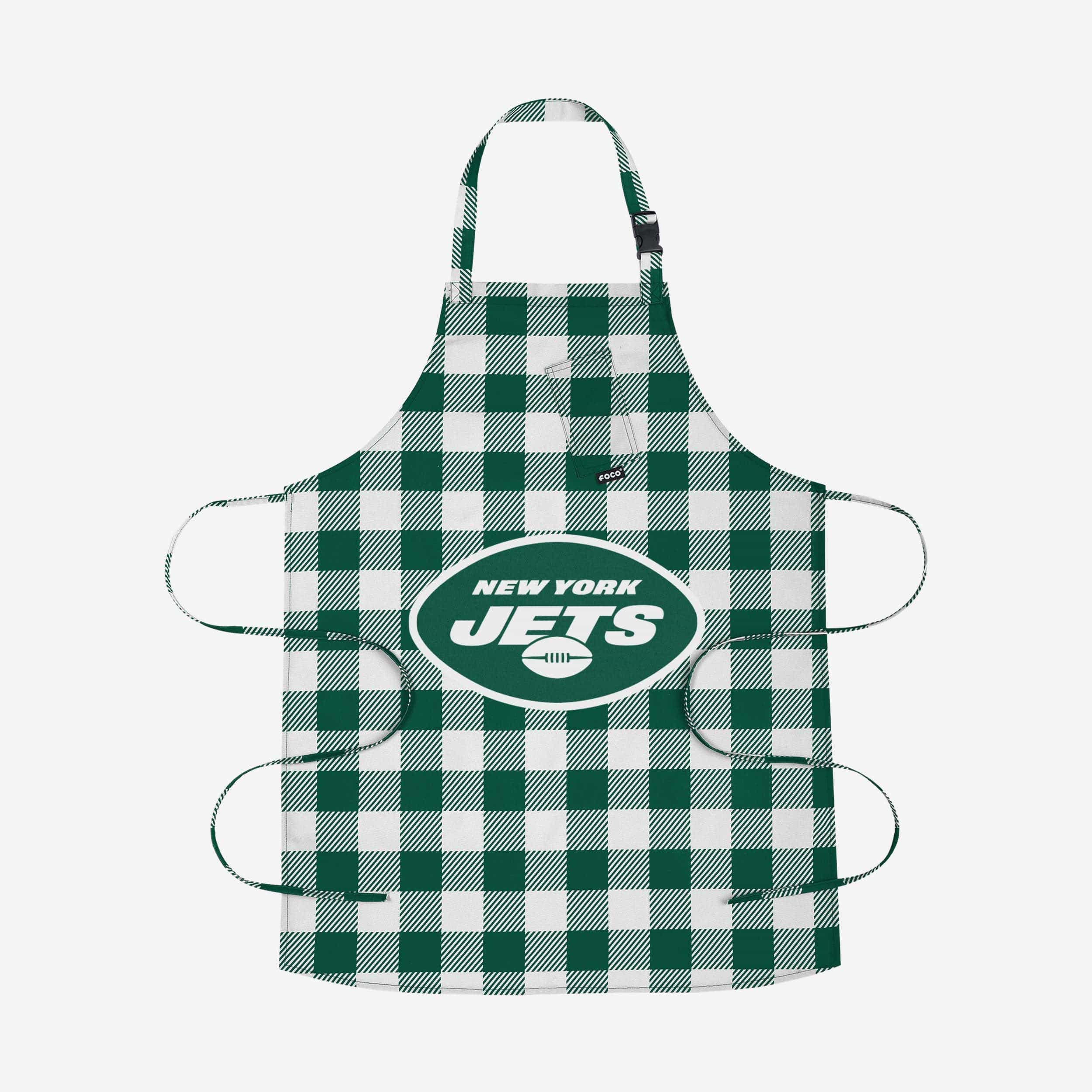 New York Jets Plaid Apron