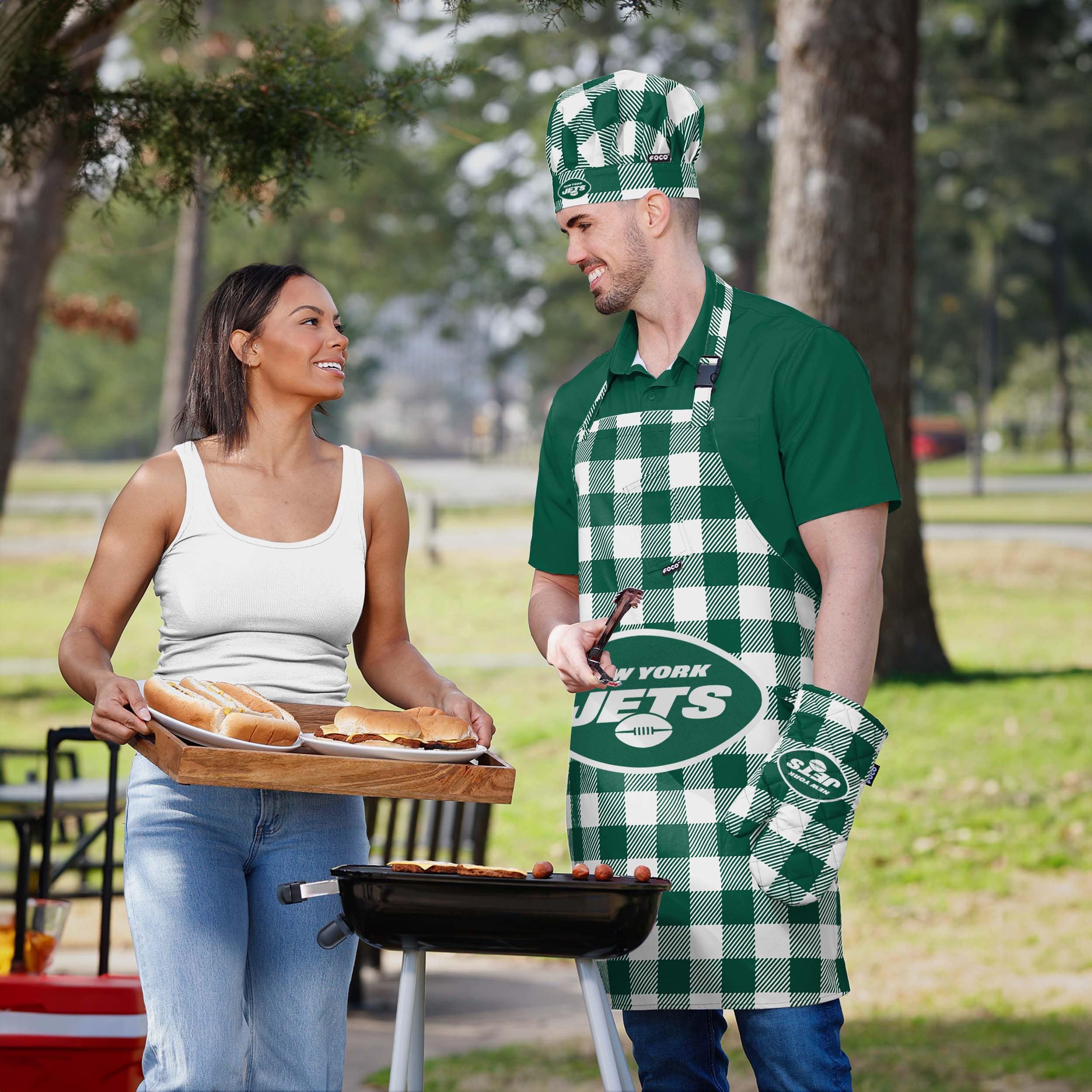 New York Jets Plaid Chef Set - Image 5