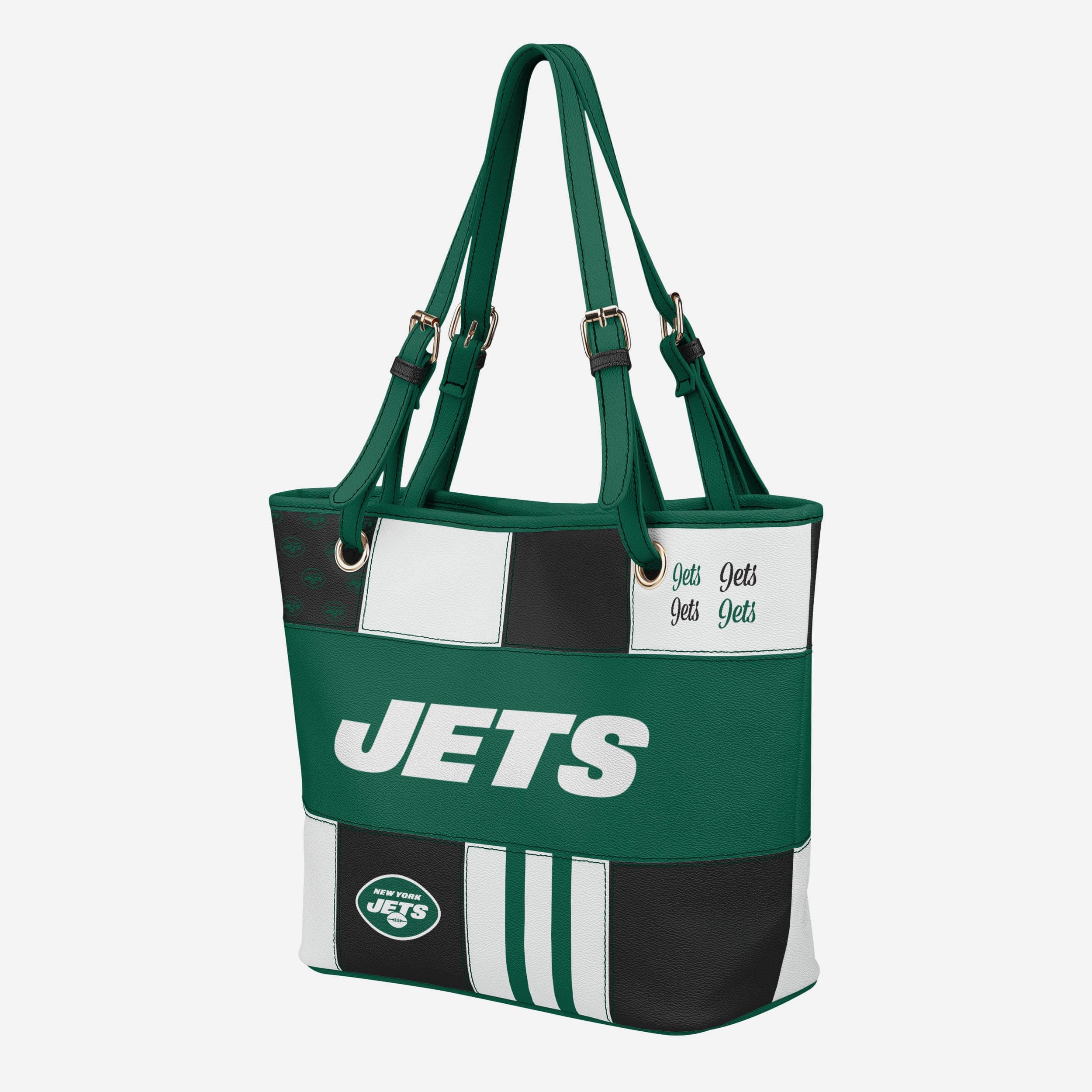 New York Jets Printed Collage Tote - Image 2