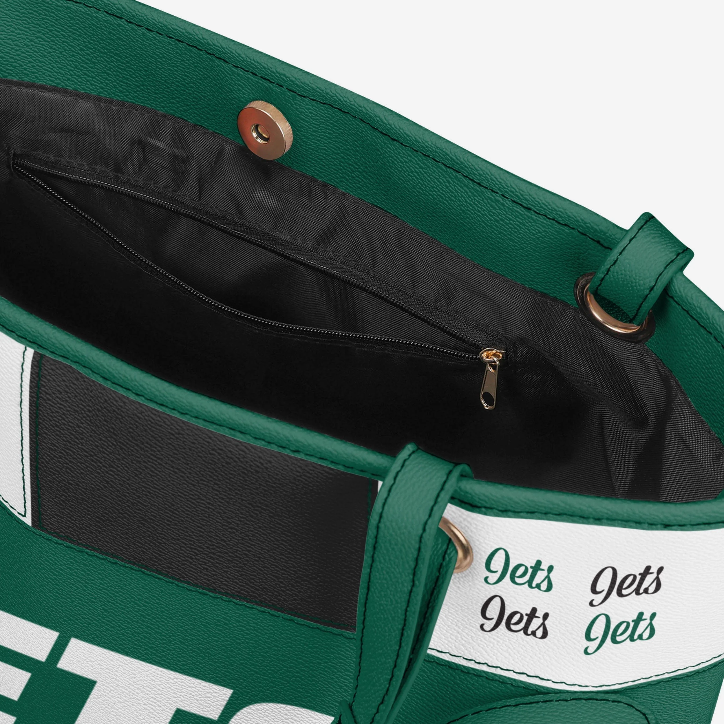 New York Jets Printed Collage Tote - Image 4
