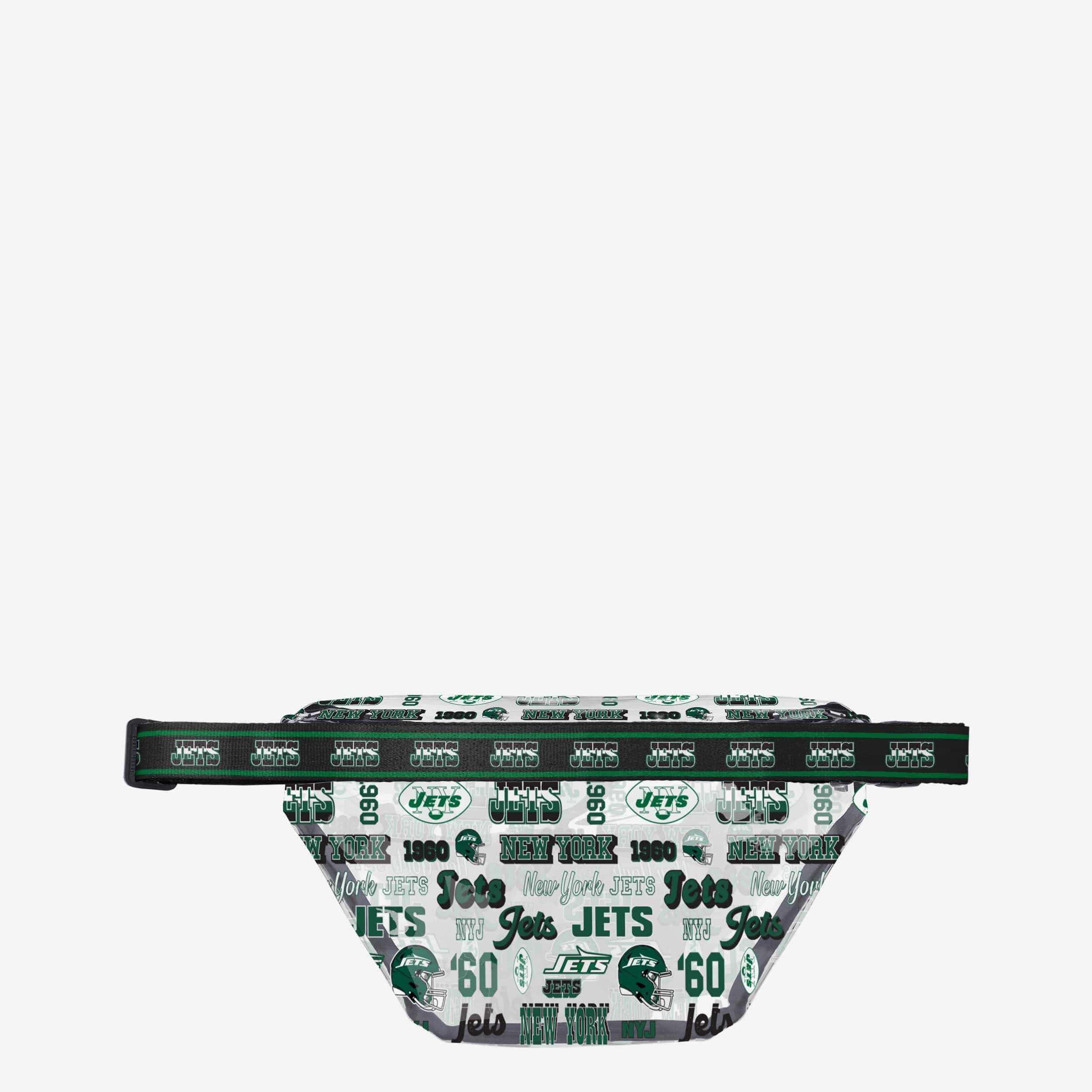 New York Jets Repeat Retro Print Clear Fanny Pack - Image 3
