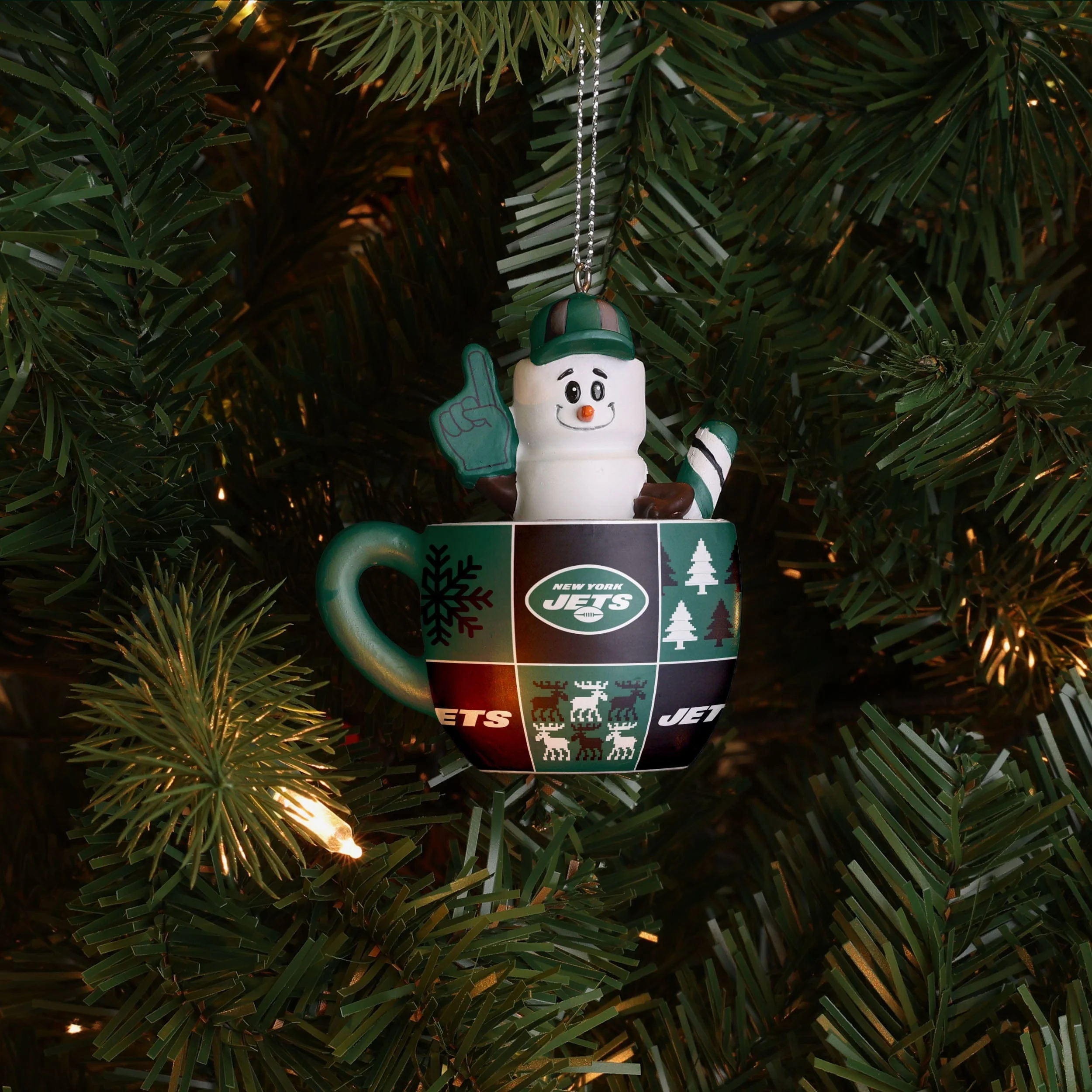 New York Jets Smores Mug Ornament - Image 3