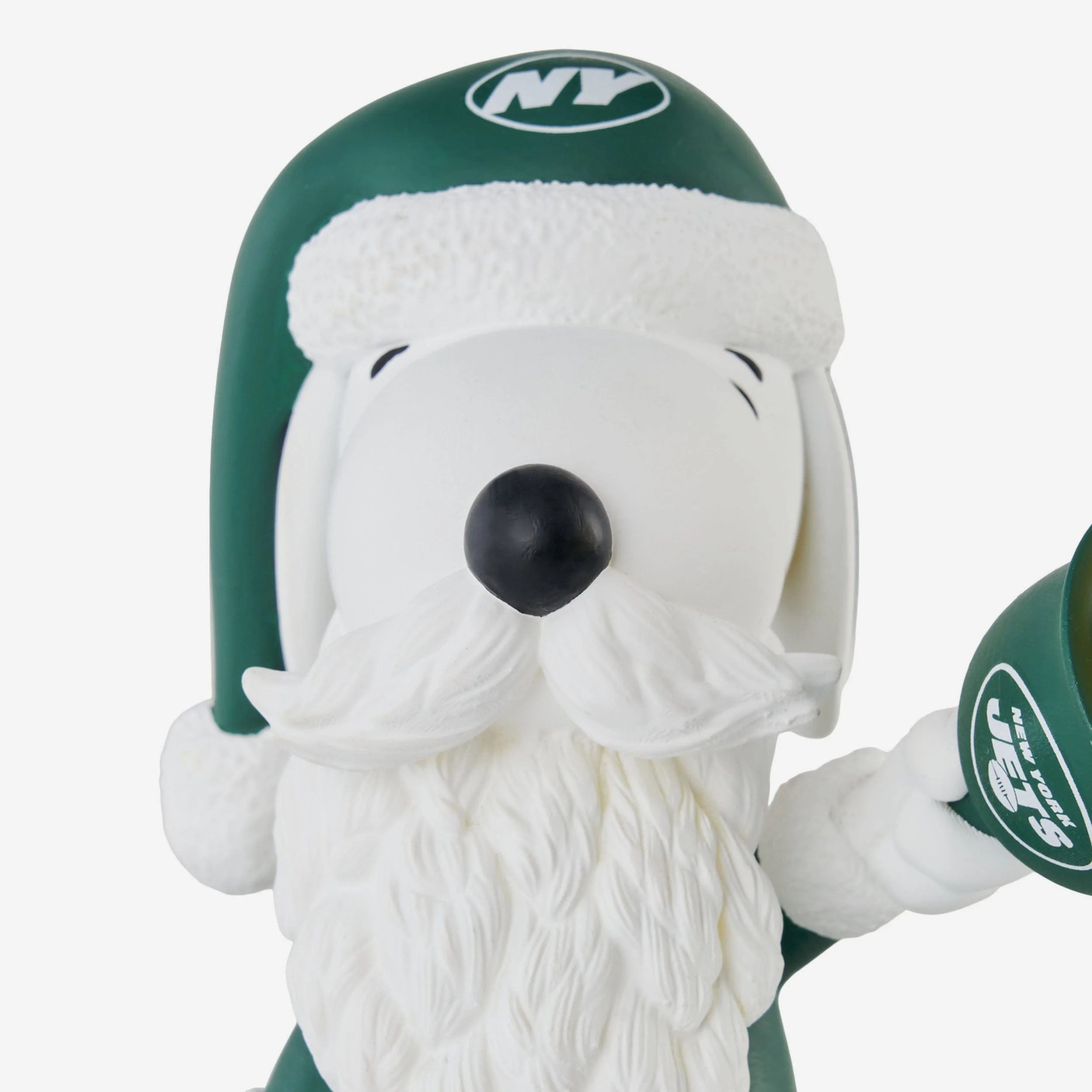 New York Jets Snoopy & Woodstock Peanuts Christmas Special Bobblehead - Image 2