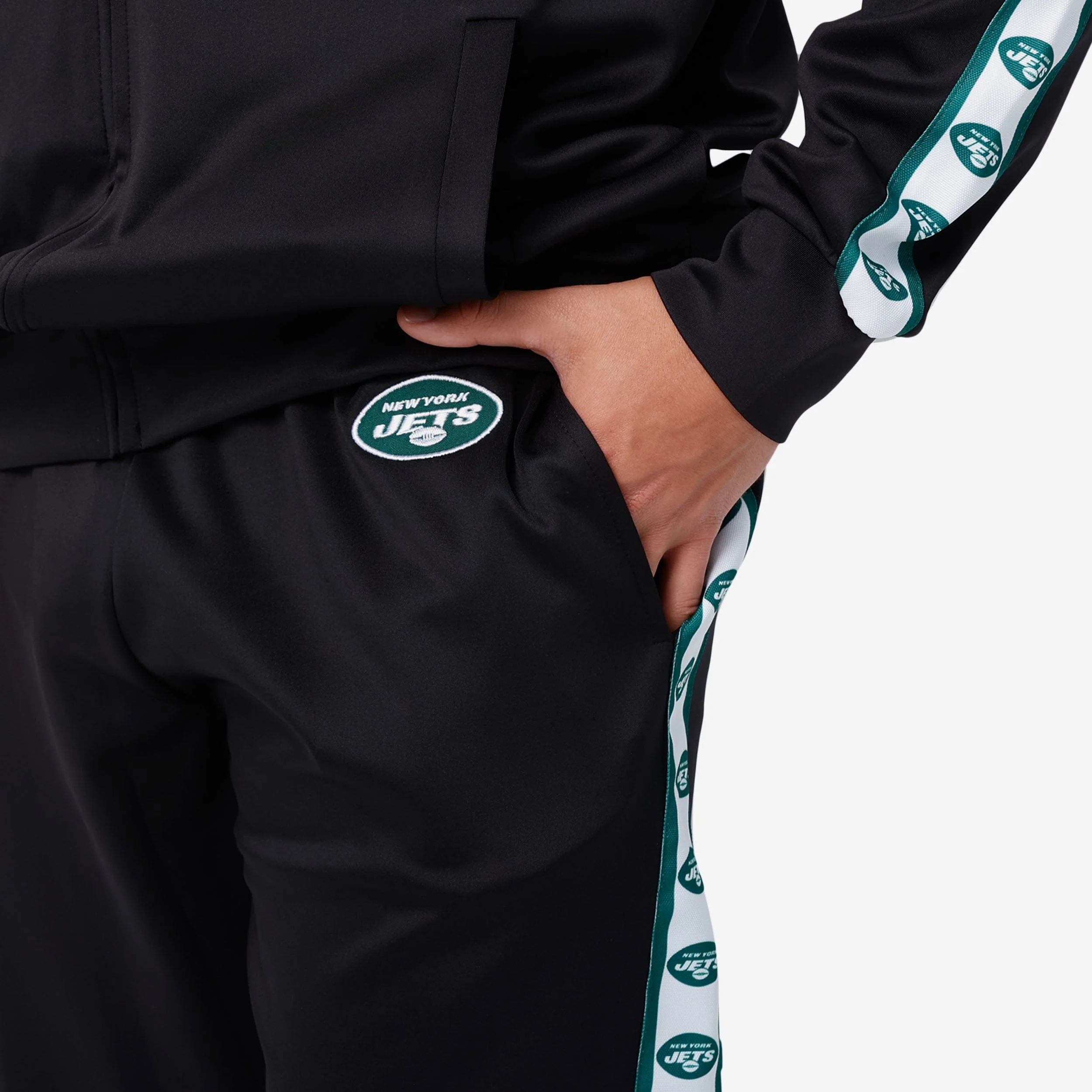 New York Jets Stripe Logo Track Pants - Image 3