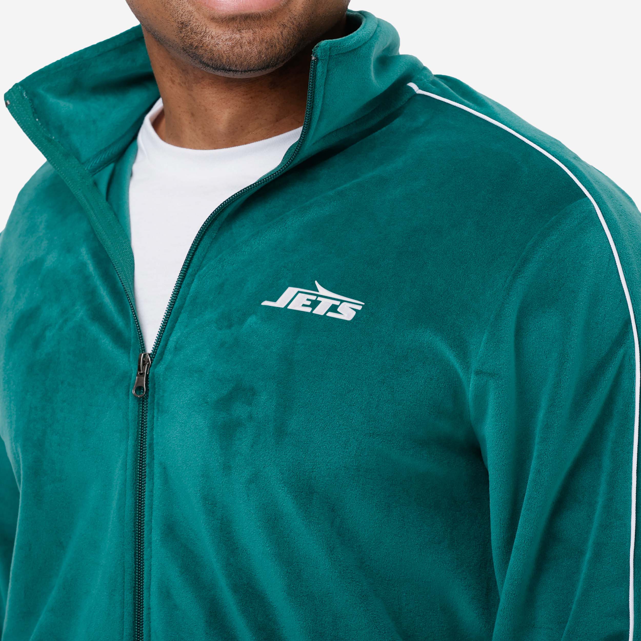 New York Jets Velour Zip Up Top - Image 3