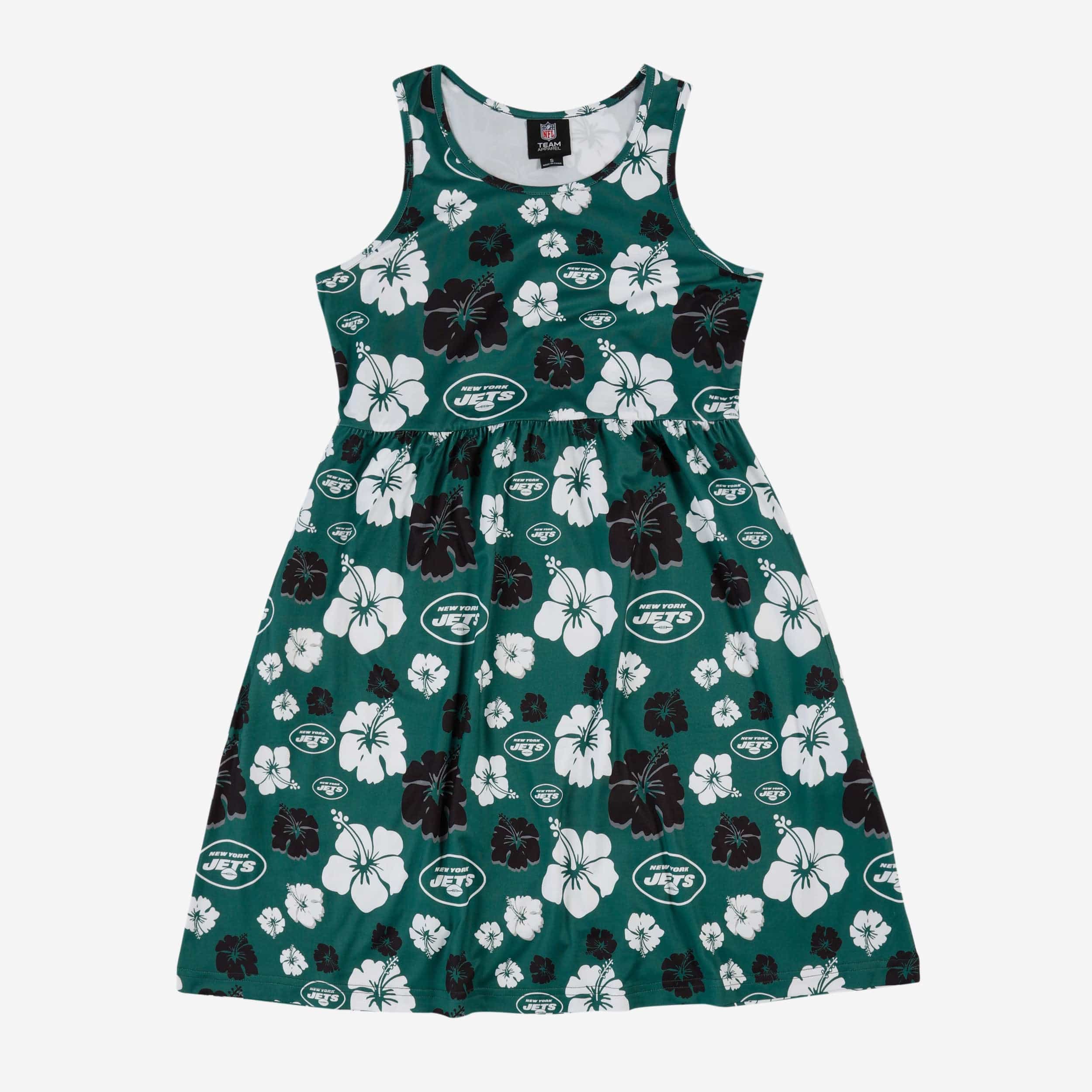 New York Jets Womens Fan Favorite Floral Sundress - Image 4