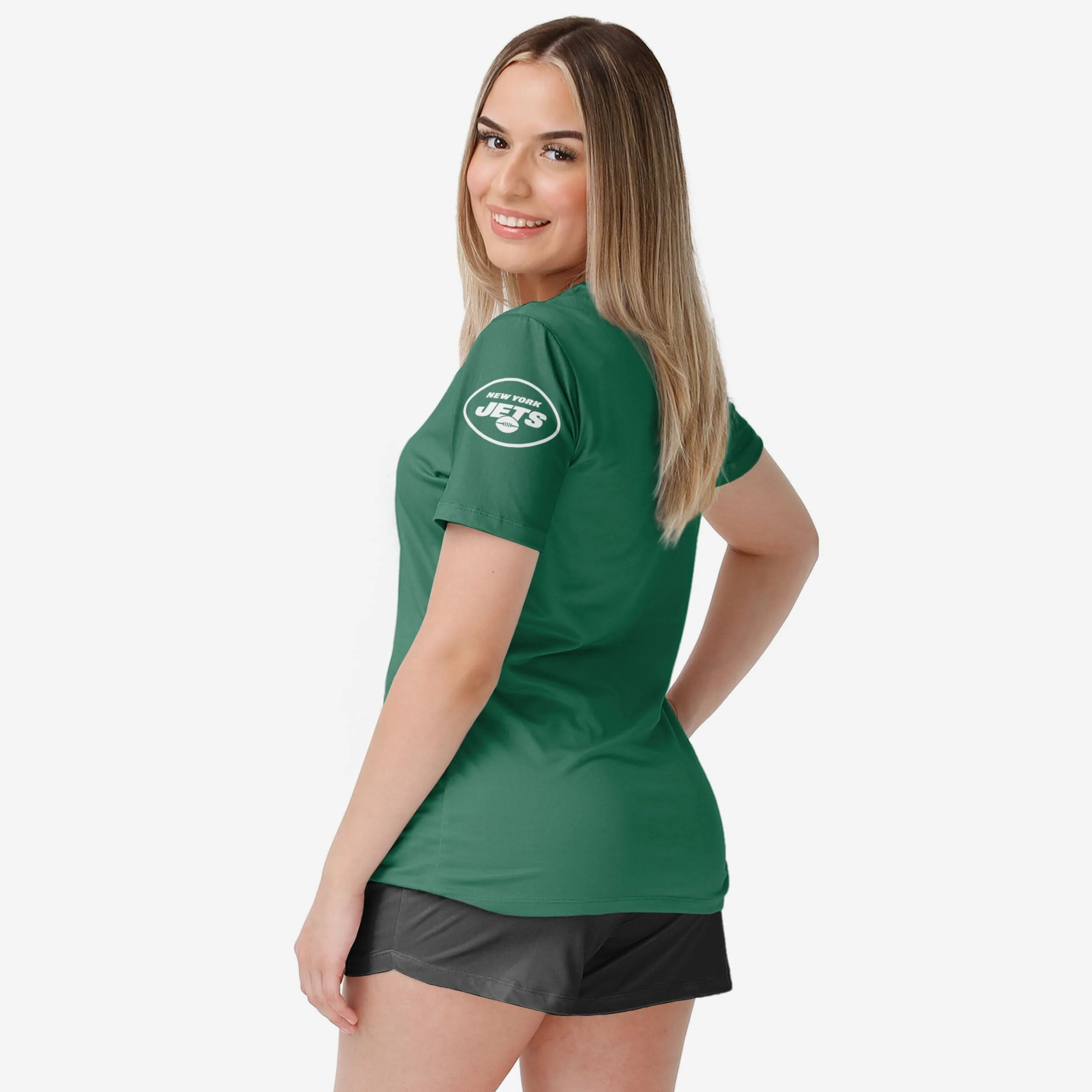 New York Jets Womens Gameday Ready Lounge Shirt - Image 2