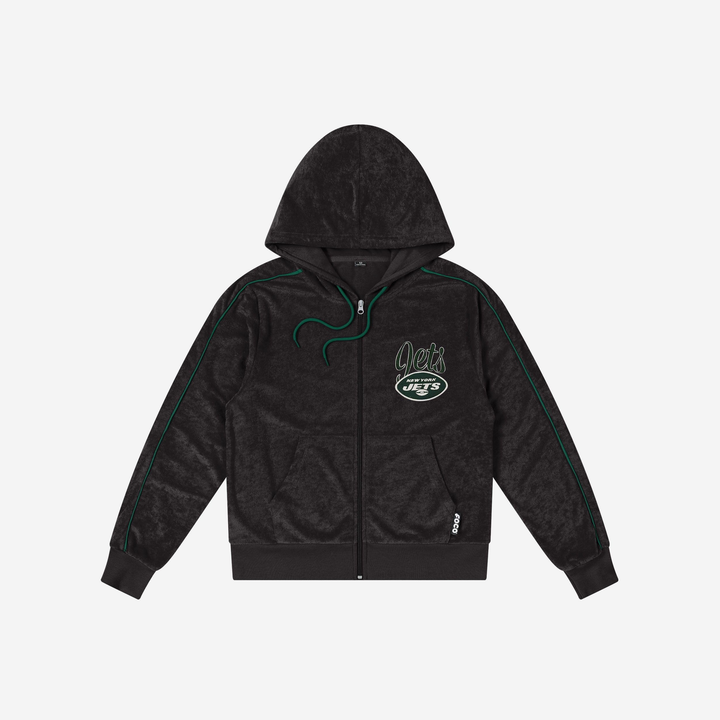 New York Jets Womens Terry Knit Zip Up Top - Image 5