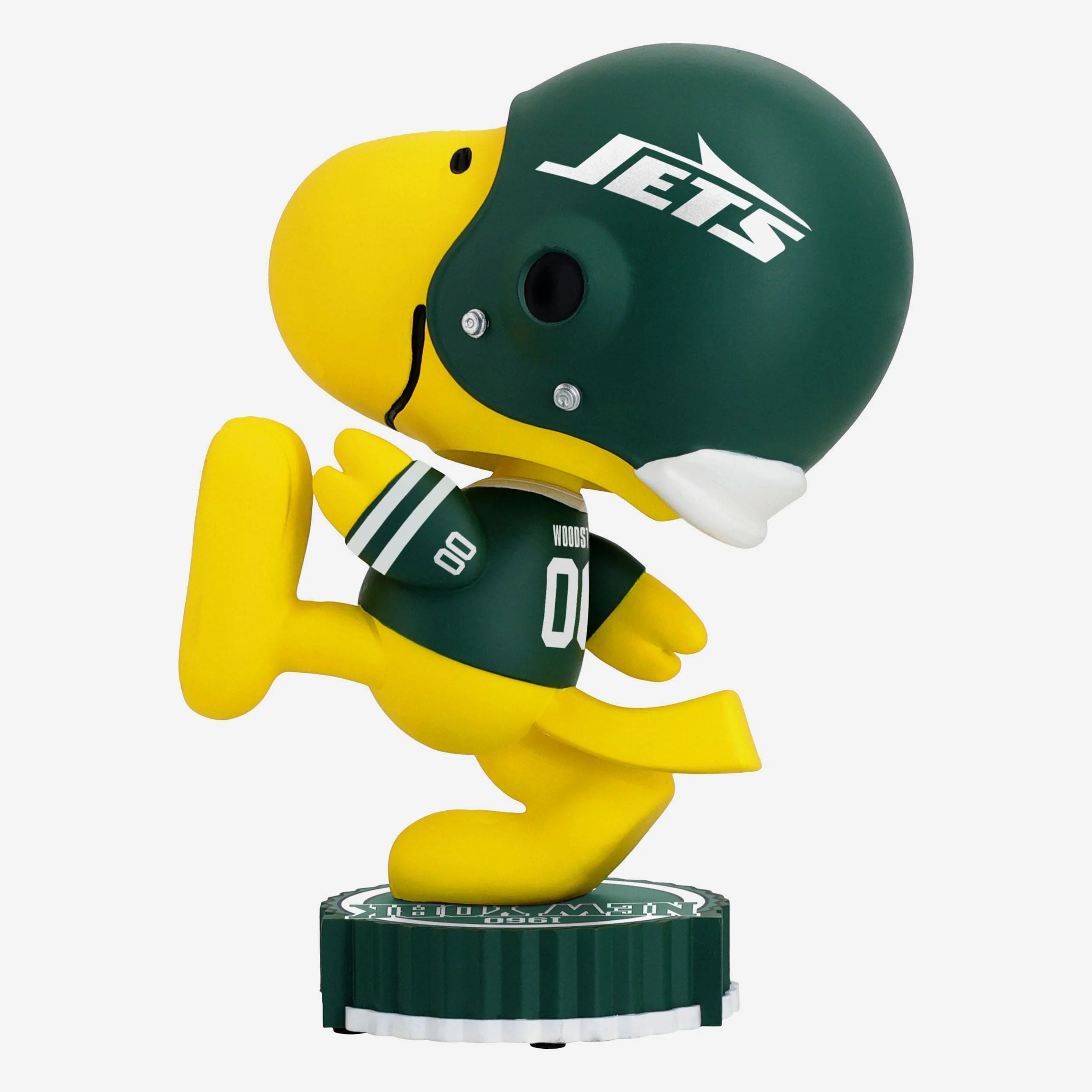 New York Jets Woodstock Peanuts Bighead Bobblehead - Image 5