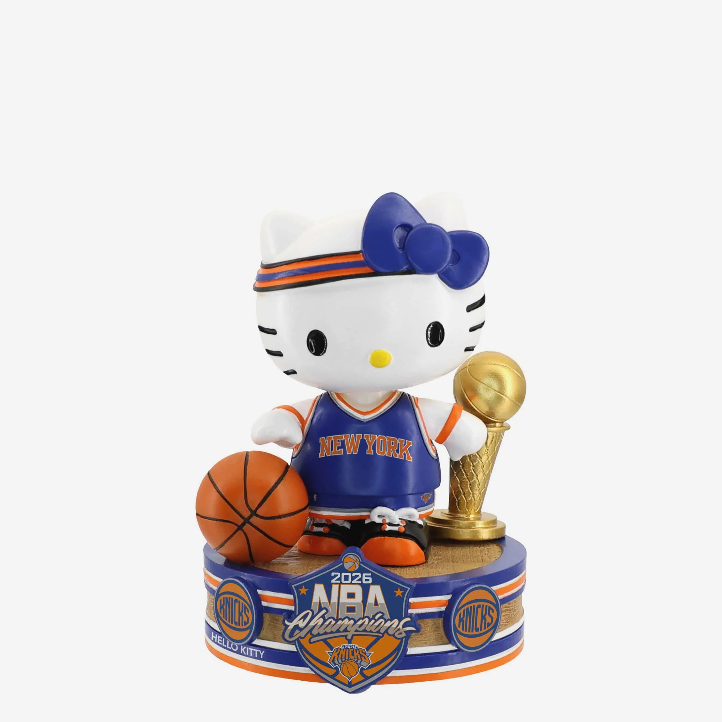 New York Knicks 2026 NBA Champions Hello Kitty® Bobblehead