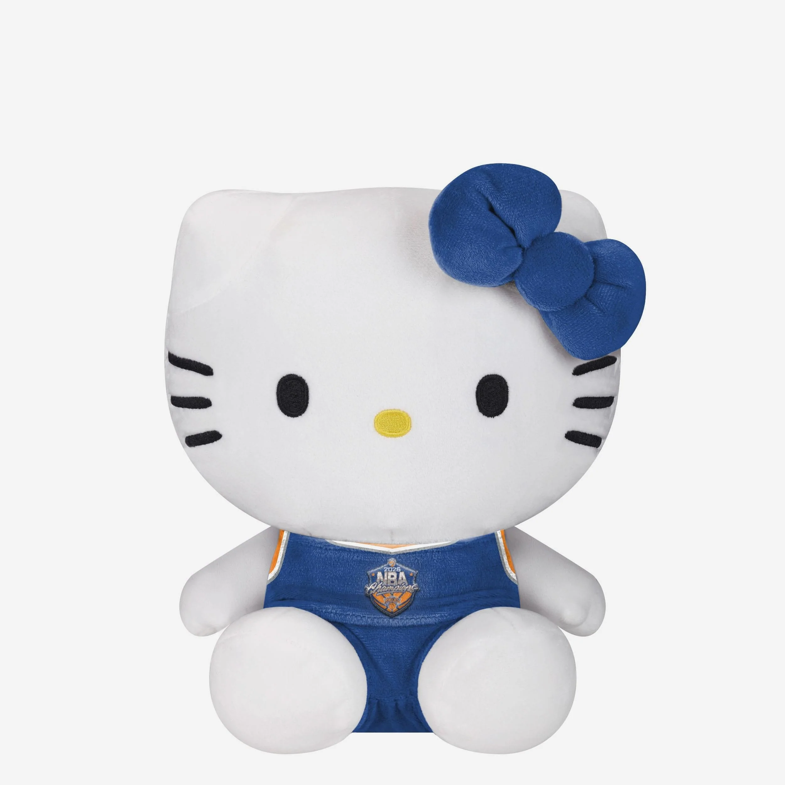 New York Knicks 2026 NBA Champions Team Color Bow Plush Seated Hello Kitty®