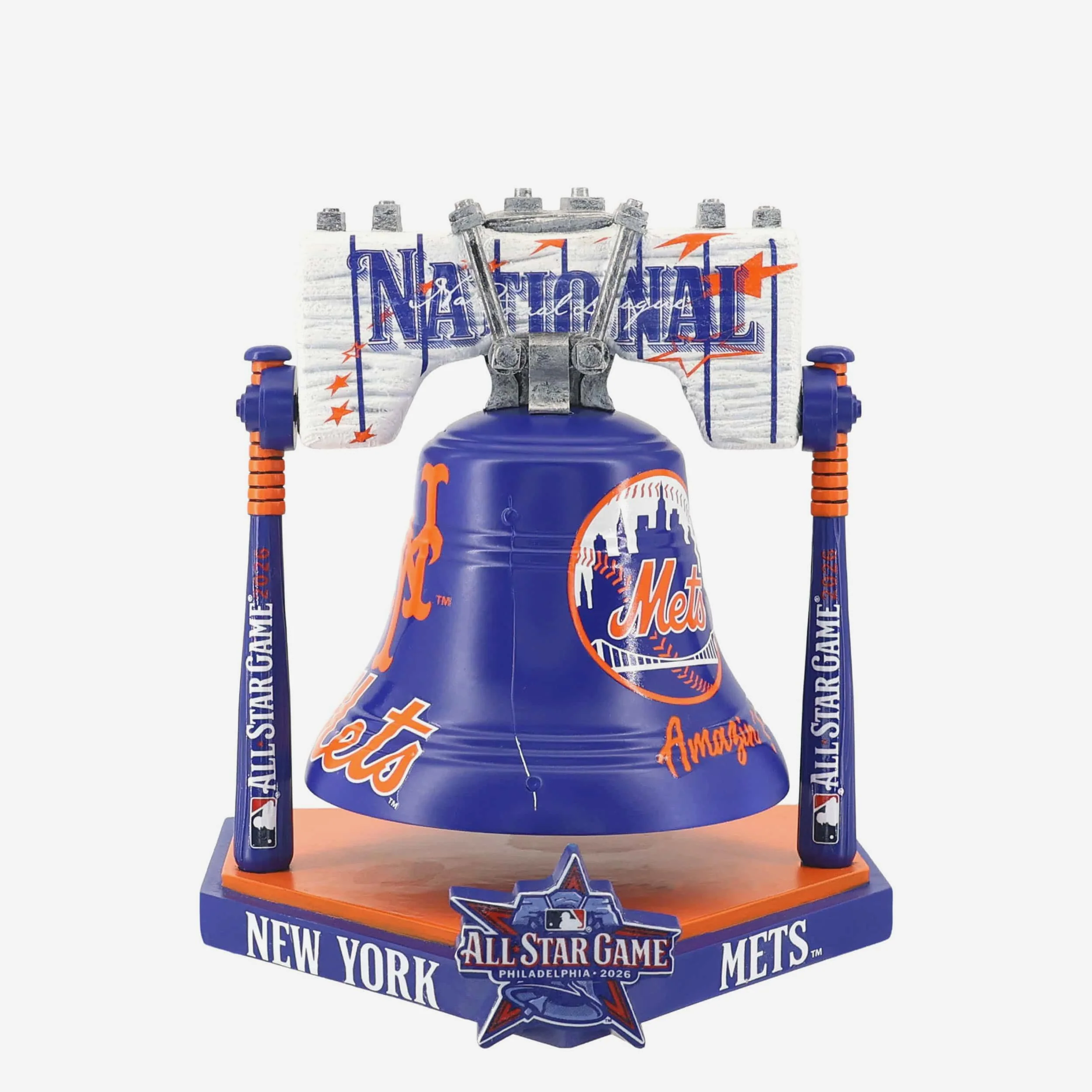New York Mets 2026 MLB All Star Liberty Bell Figurine
