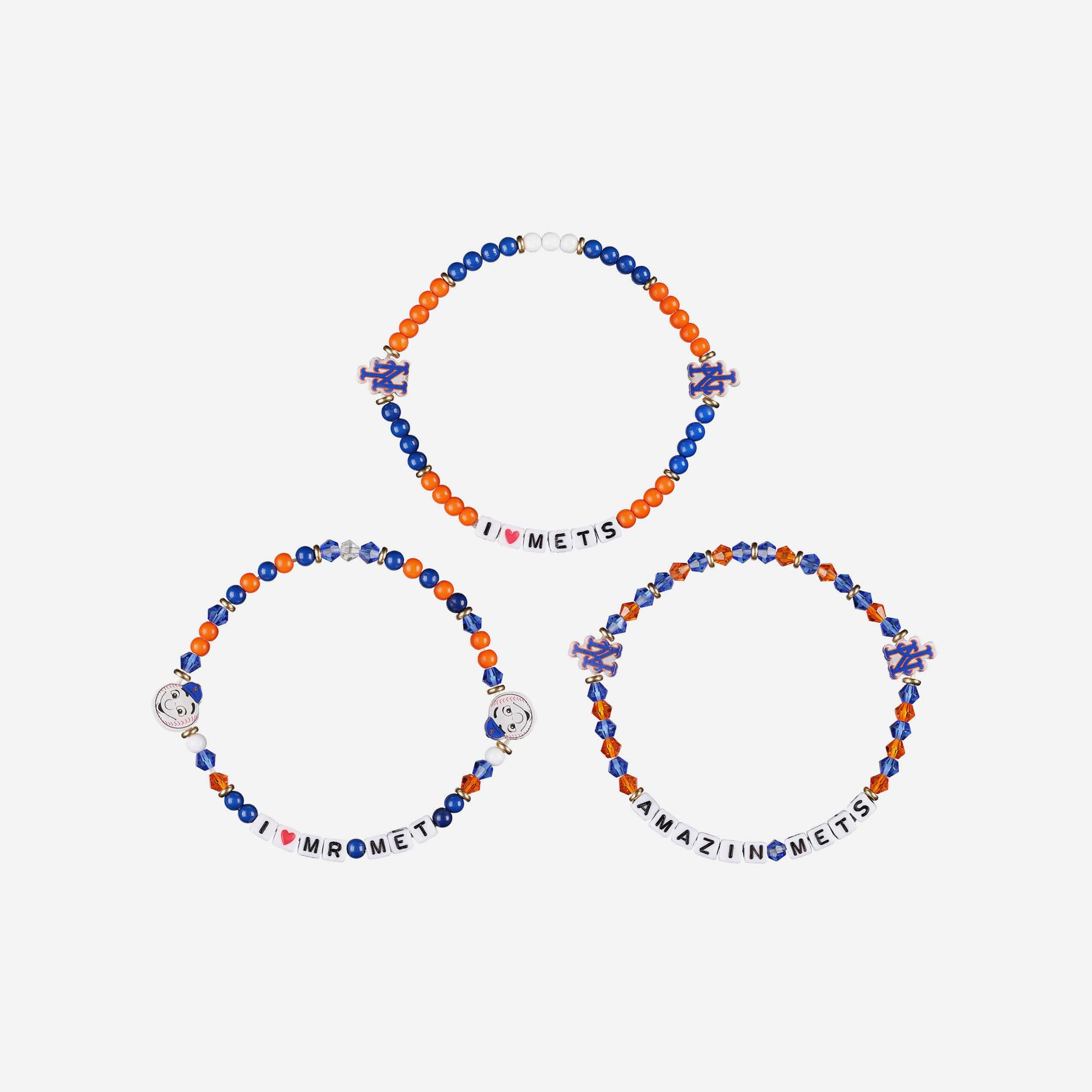 New York Mets 3 Pack Friendship Bracelet - Image 3