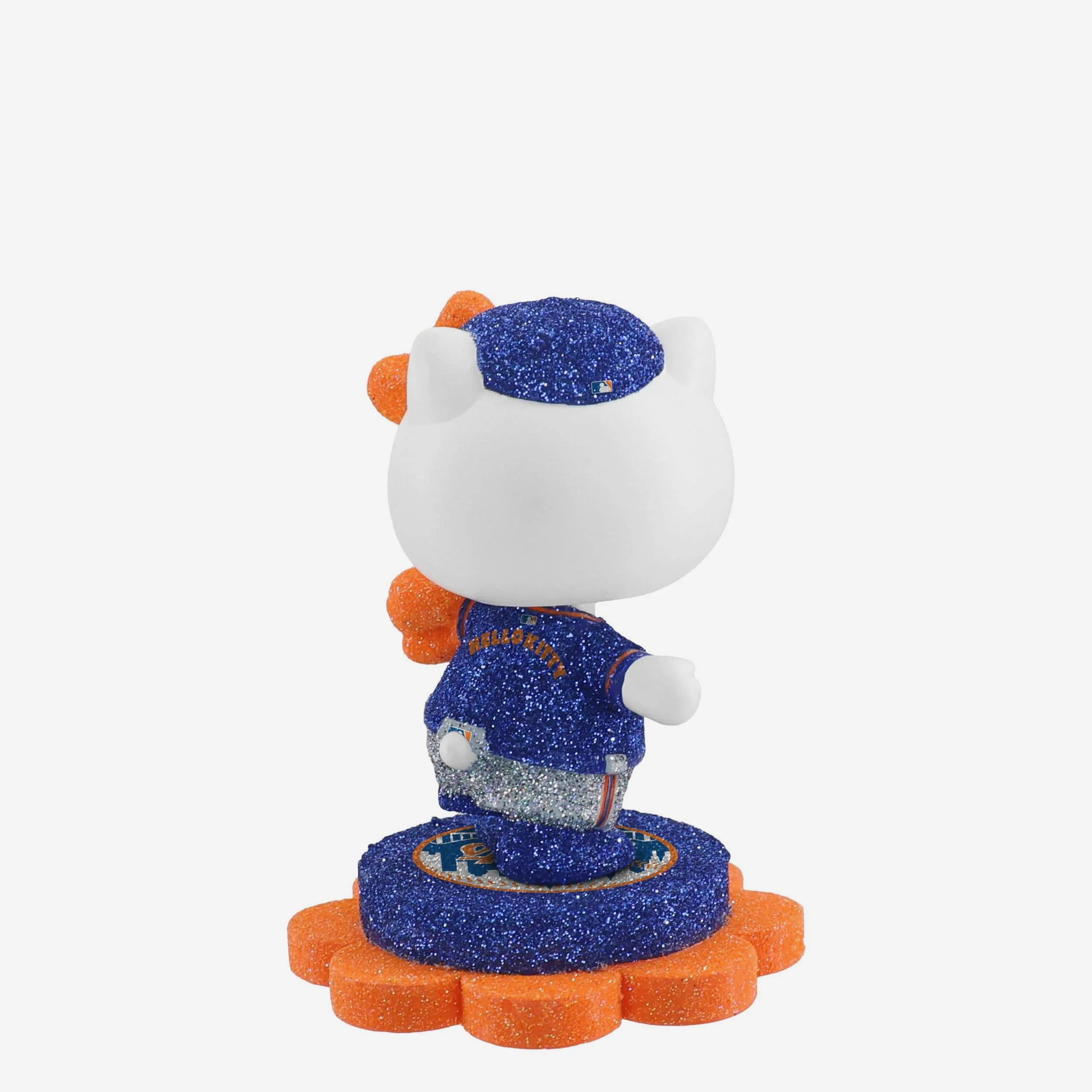 New York Mets Hello Kitty® Glitter Mini Bobblehead - Image 5