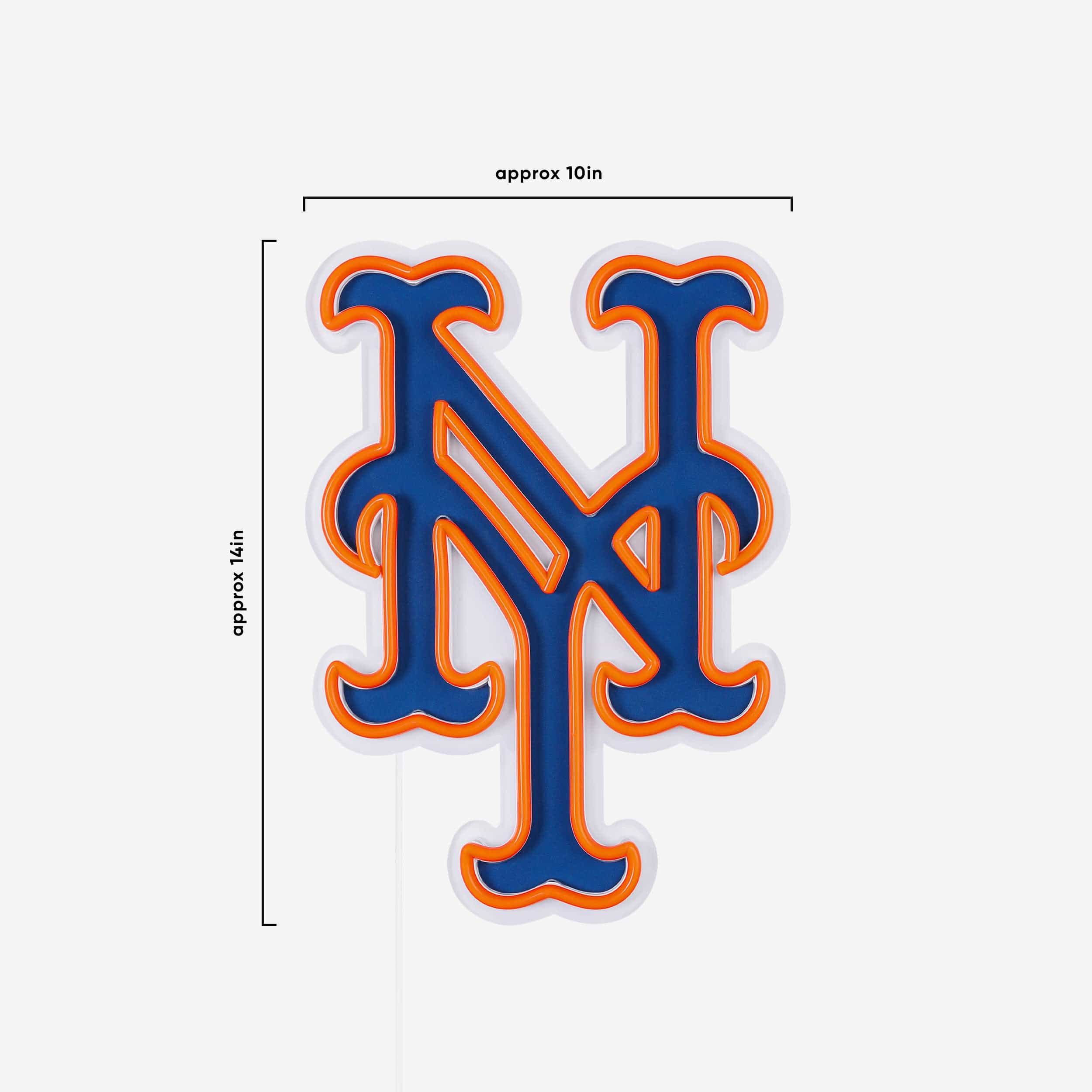 New York Mets LED Neon Light Up Team Logo Sign - Image 5