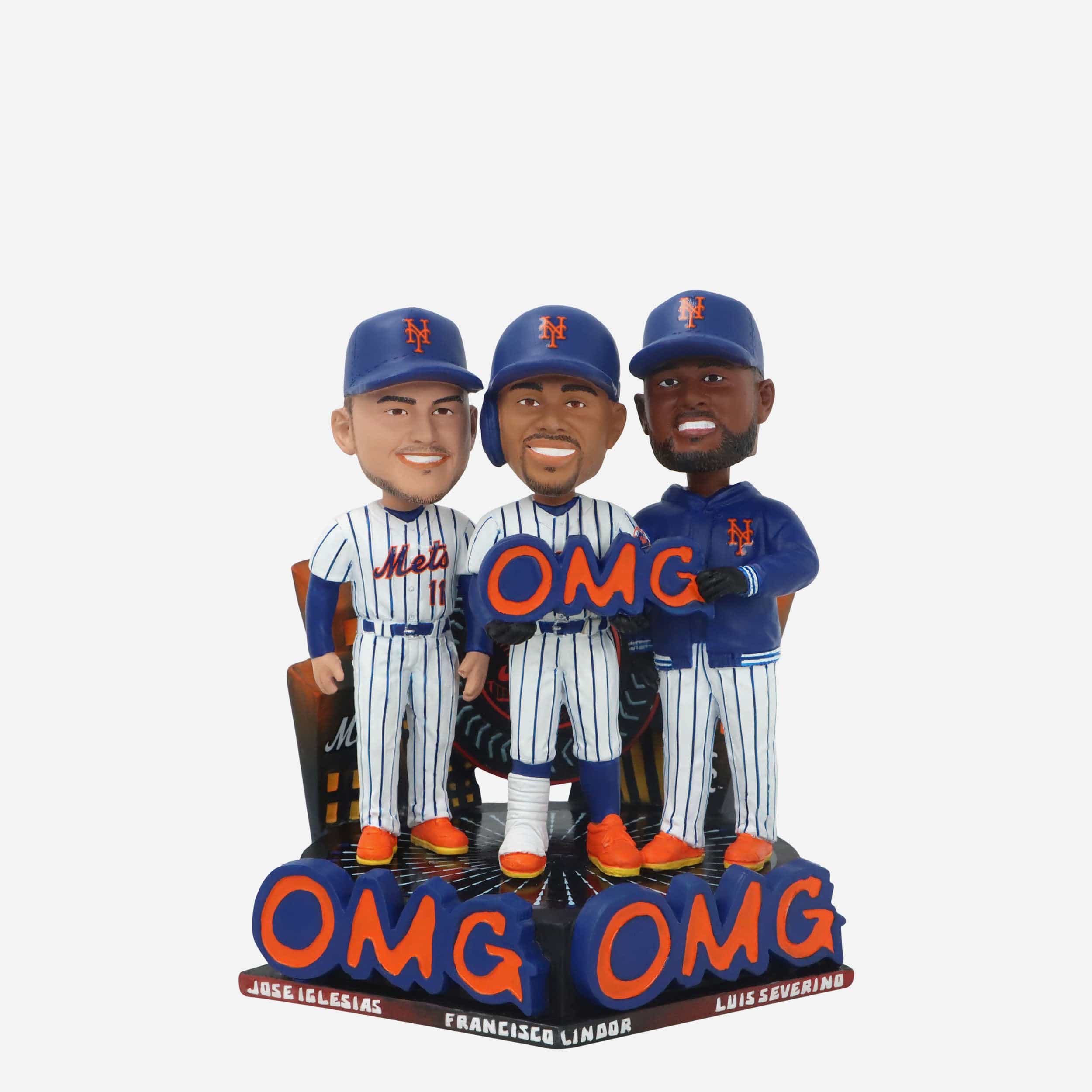 New York Mets OMG Mini Bobblehead Scene