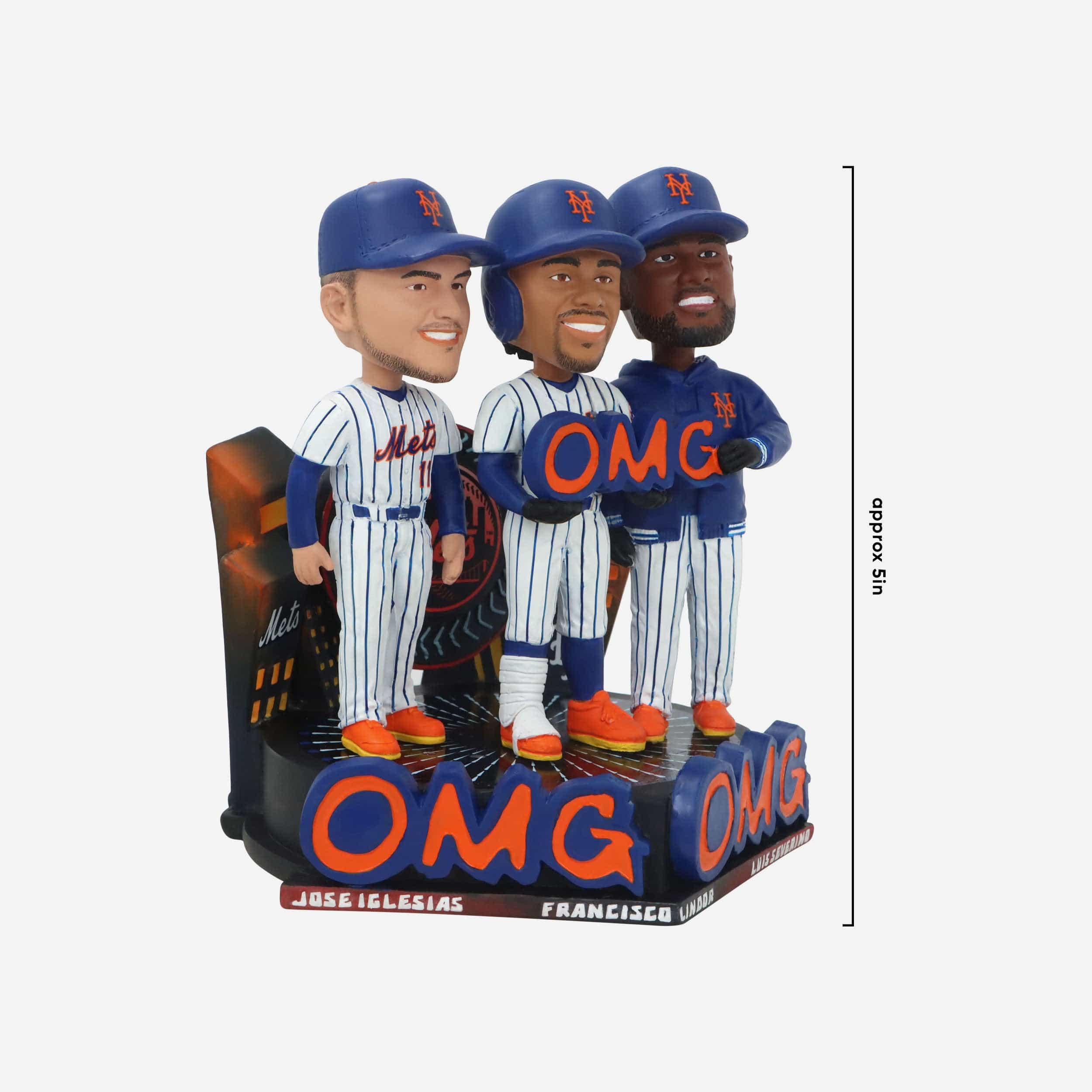 New York Mets OMG Mini Bobblehead Scene - Image 5