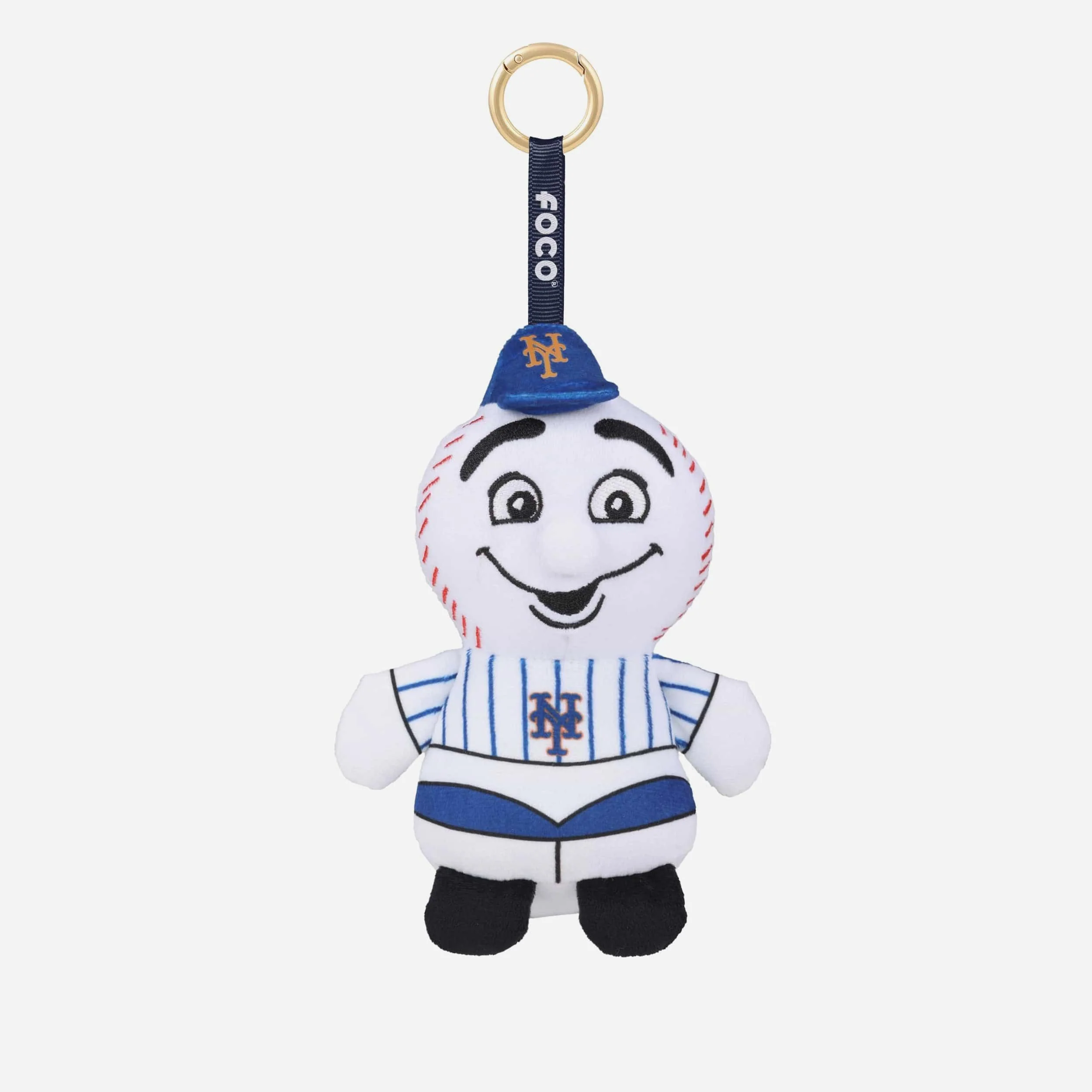 New York Mets Plush Teamie Beanie Mascot Bag Charm Keychain