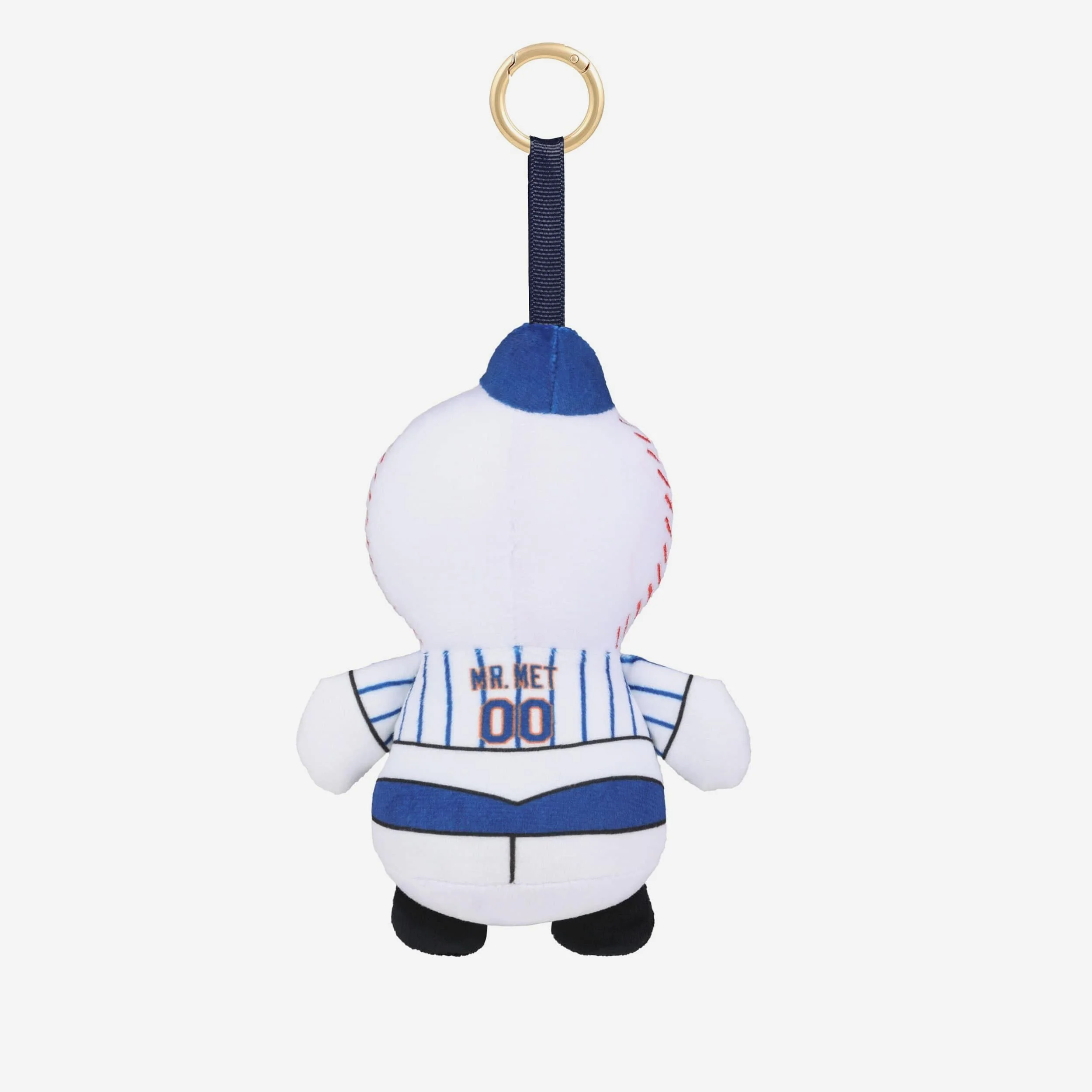 New York Mets Plush Teamie Beanie Mascot Bag Charm Keychain - Image 4