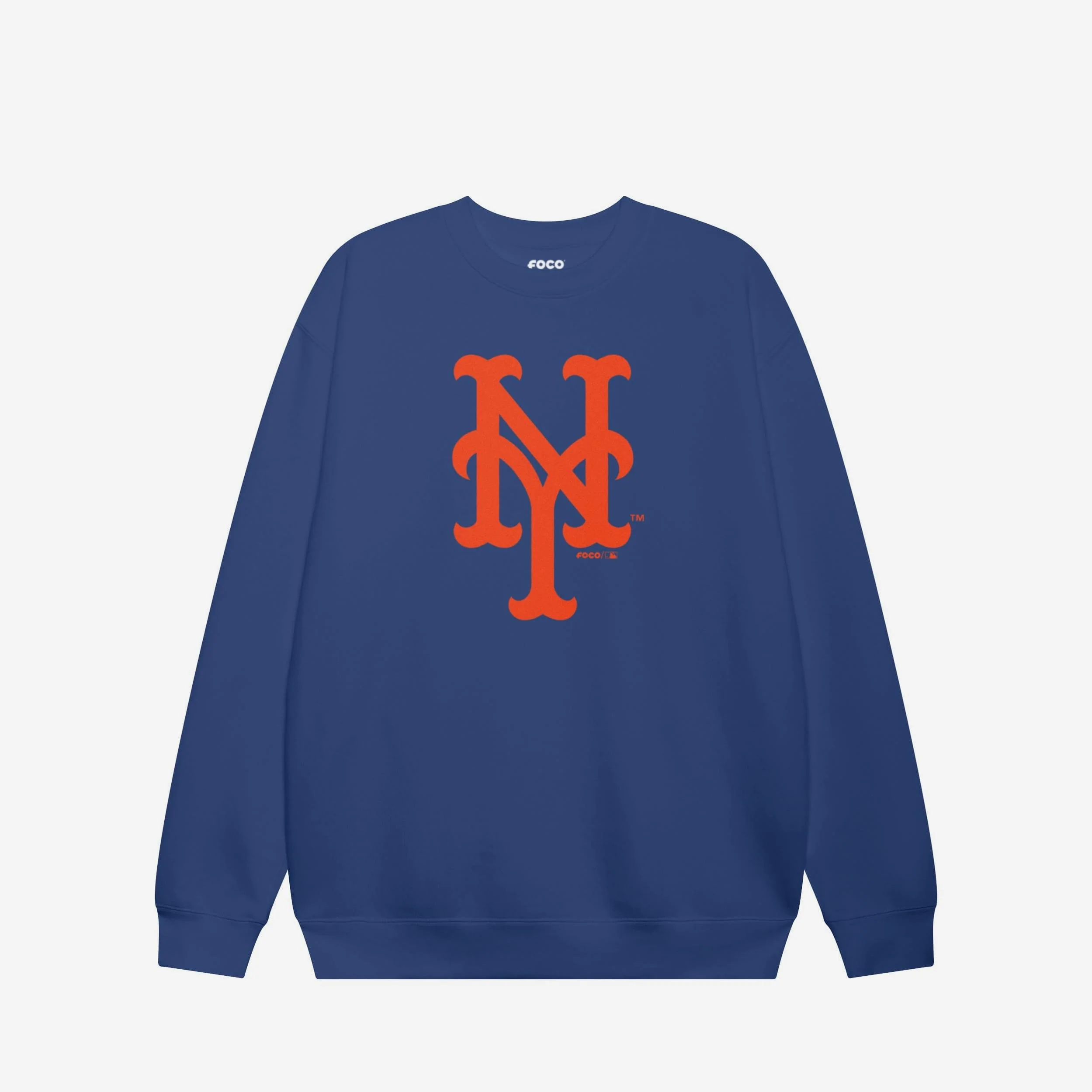 New York Mets Primary Logo Crew Neck Sweatshirt