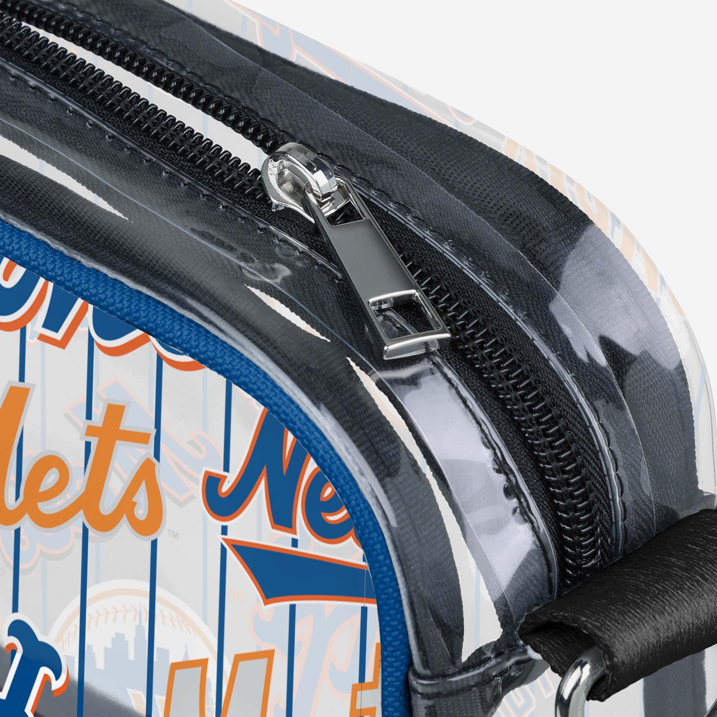 New York Mets Repeat Retro Print Clear Crossbody Bag - Image 4