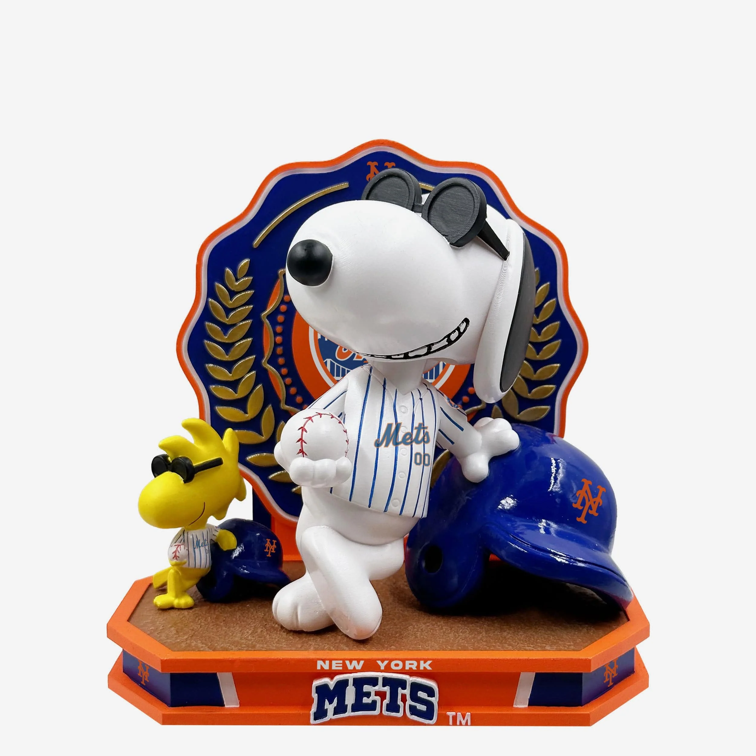 New York Mets Snoopy & Woodstock Joe Cool Peanuts Dual Bobblehead