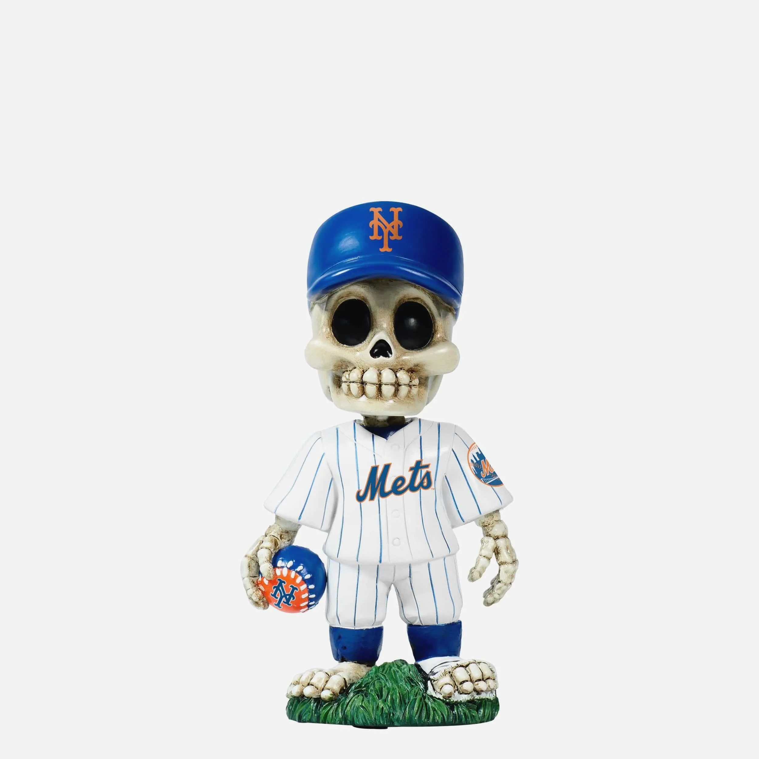 New York Mets Team Skull Mini Bobblehead