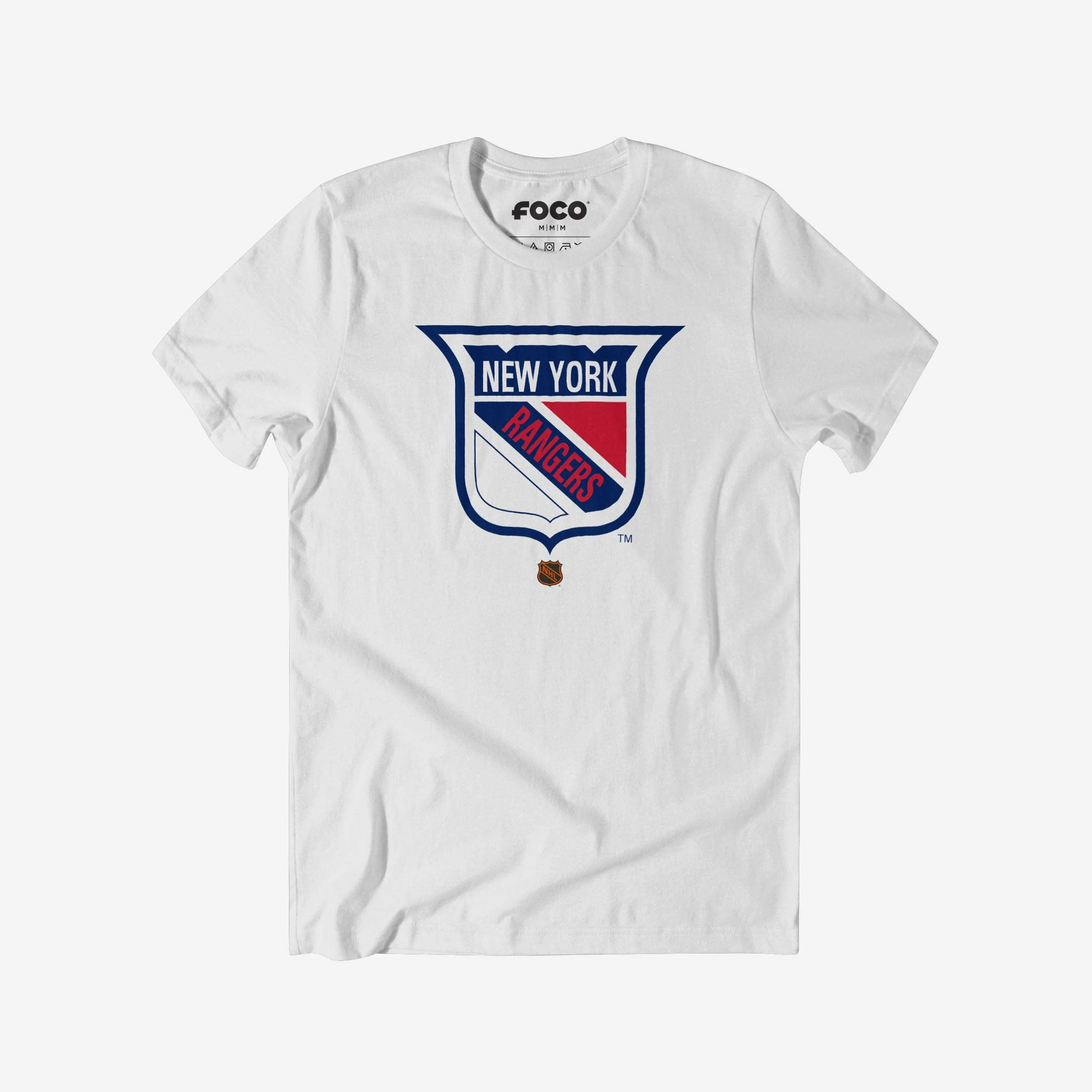New York Rangers 1963 Retro Logo T-Shirt - Image 4