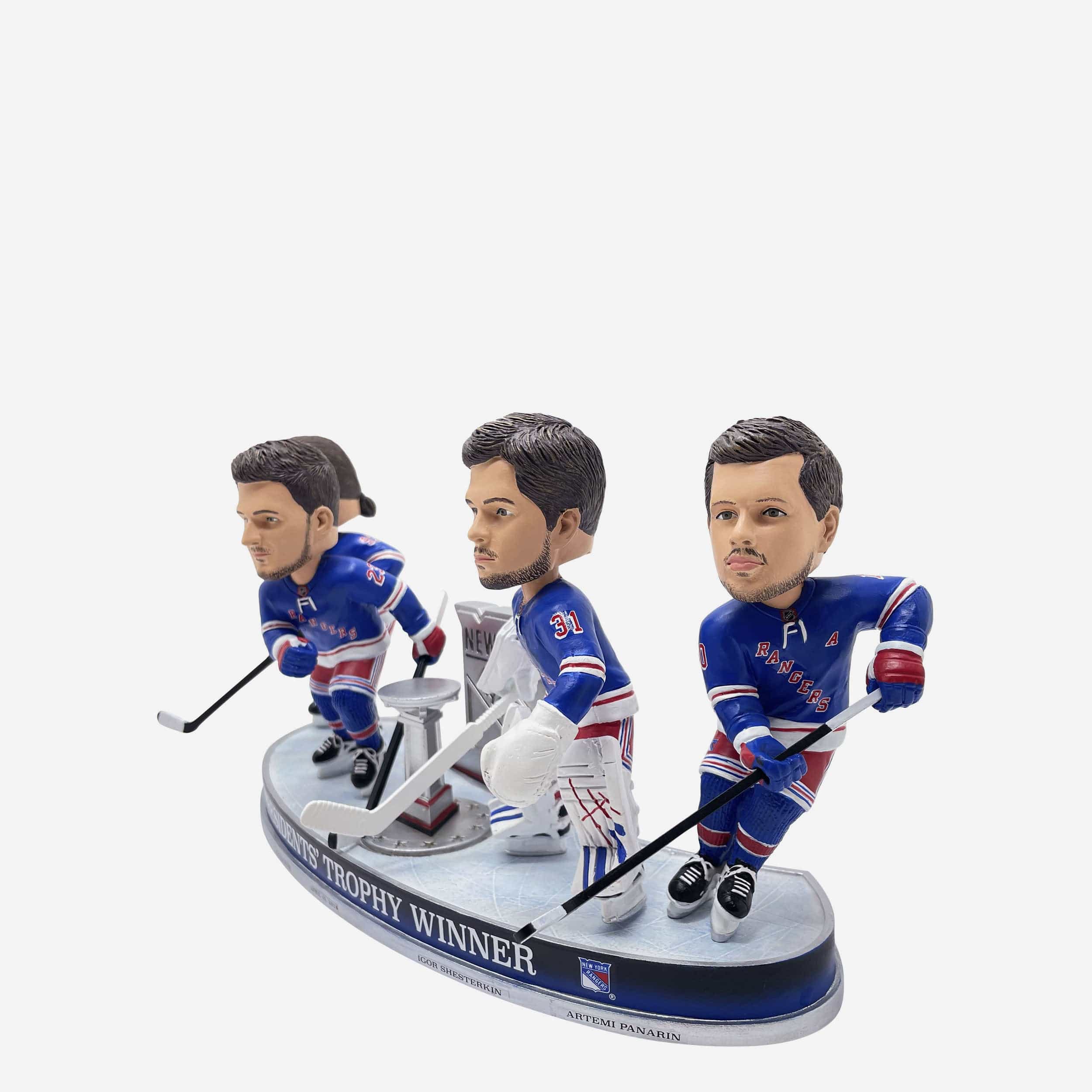 New York Rangers 2024 Presidents Trophy Mini Bobblehead Scene - Image 5