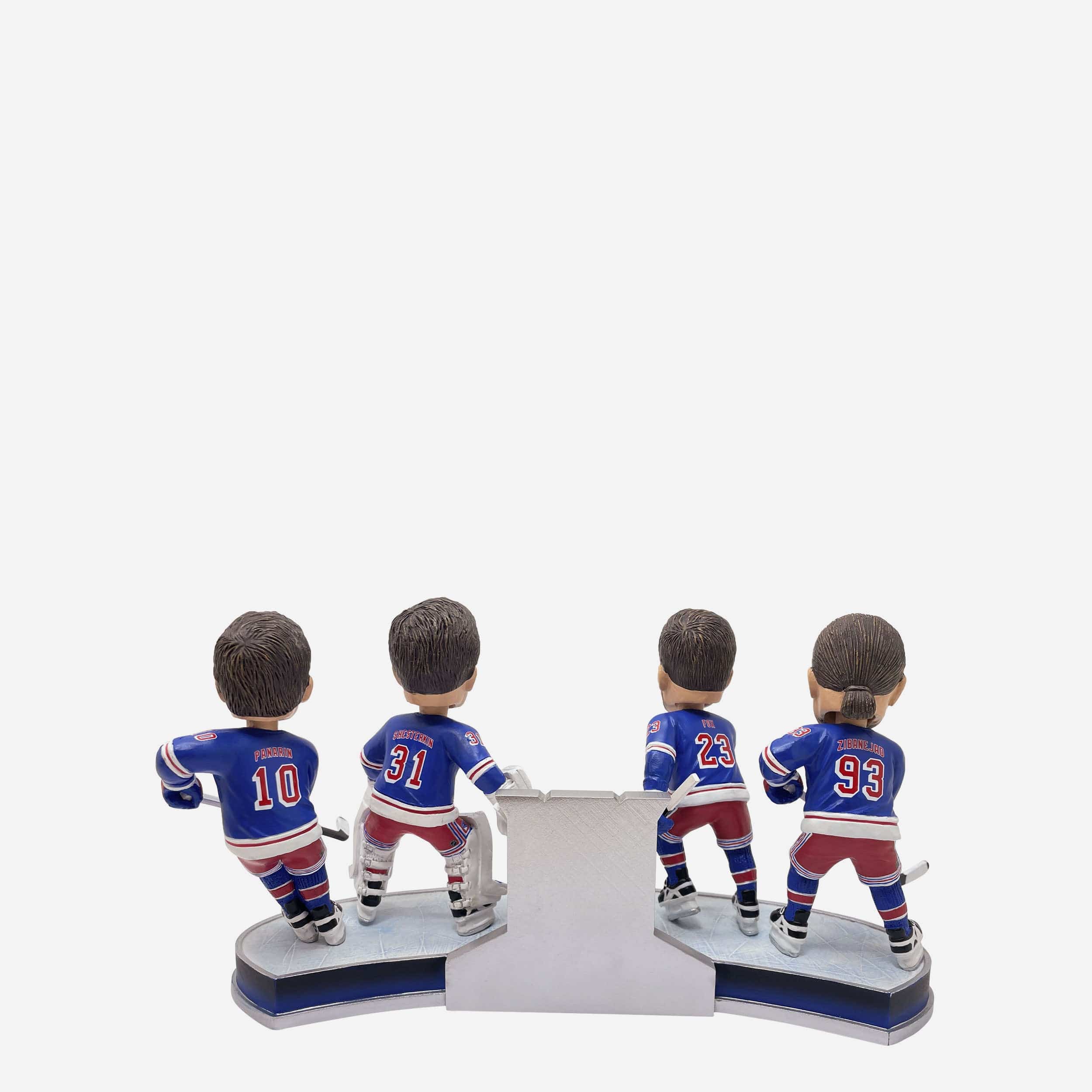 New York Rangers 2024 Presidents Trophy Mini Bobblehead Scene - Image 6