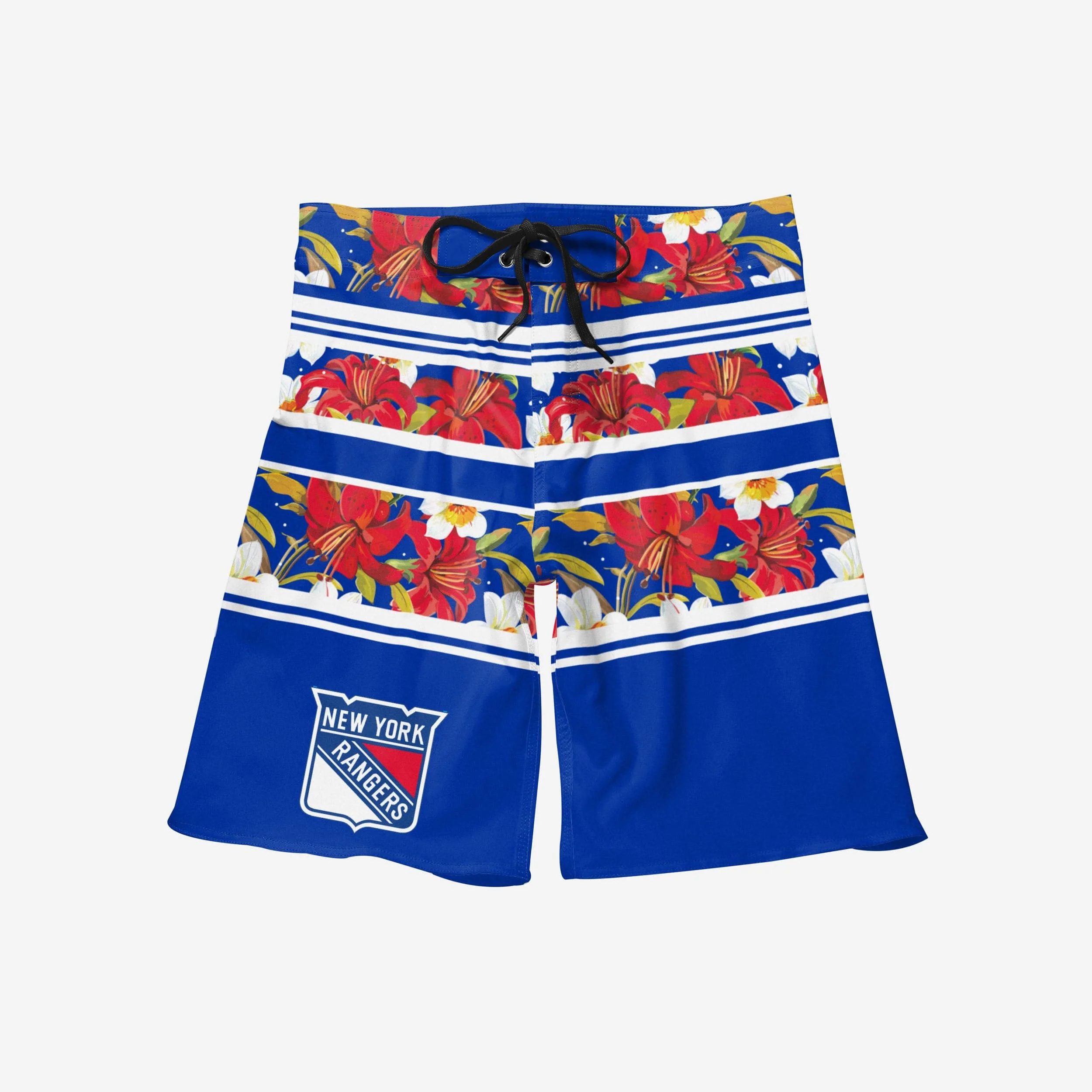 New York Rangers Floral Stripe Boardshorts - Image 3