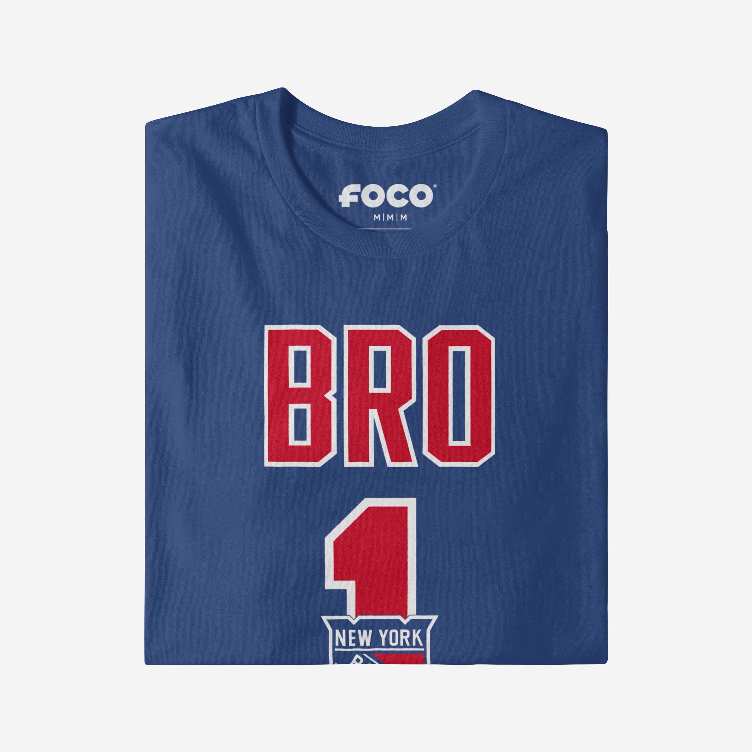 New York Rangers Number 1 Bro T-Shirt - Image 3