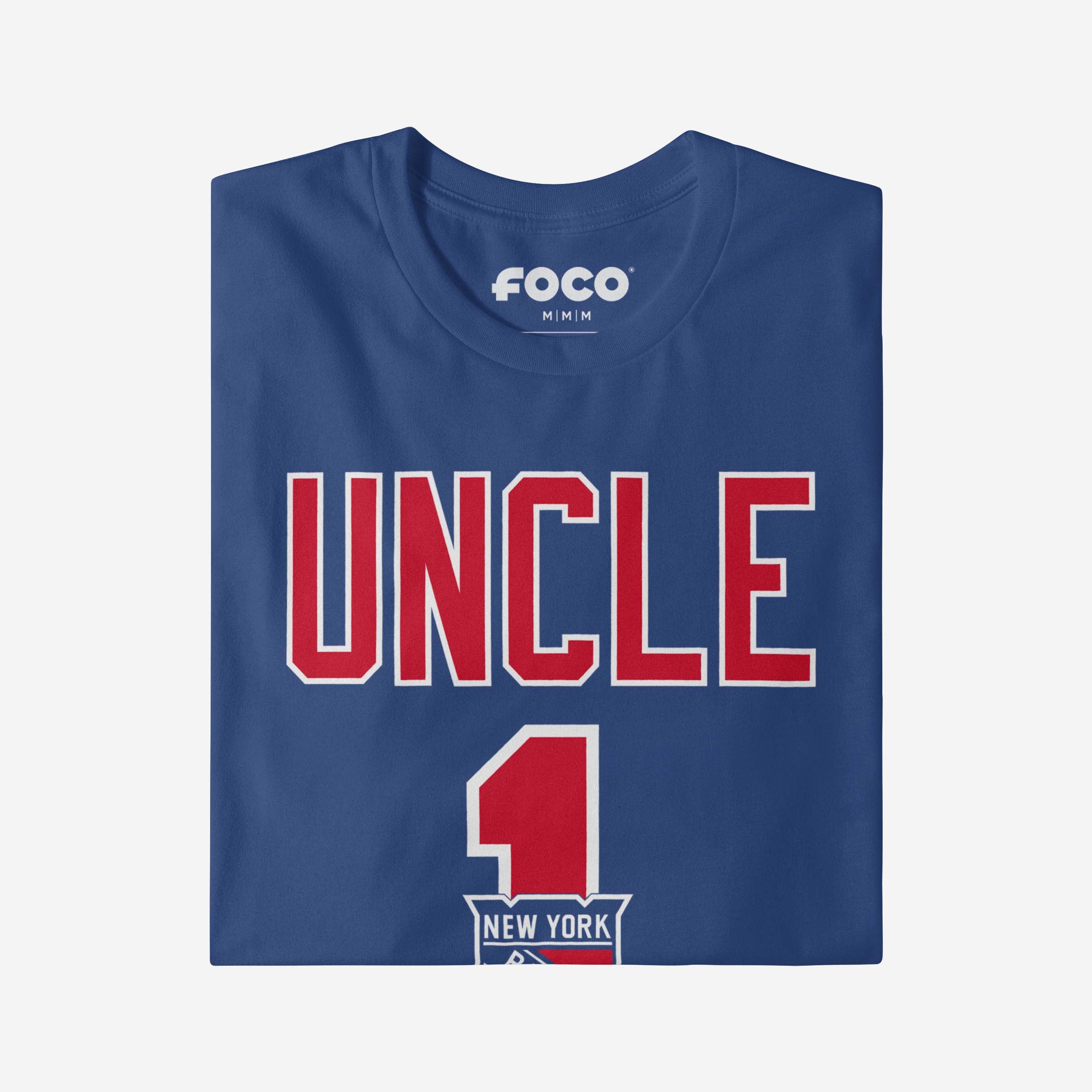 New York Rangers Number 1 Uncle T-Shirt - Image 3