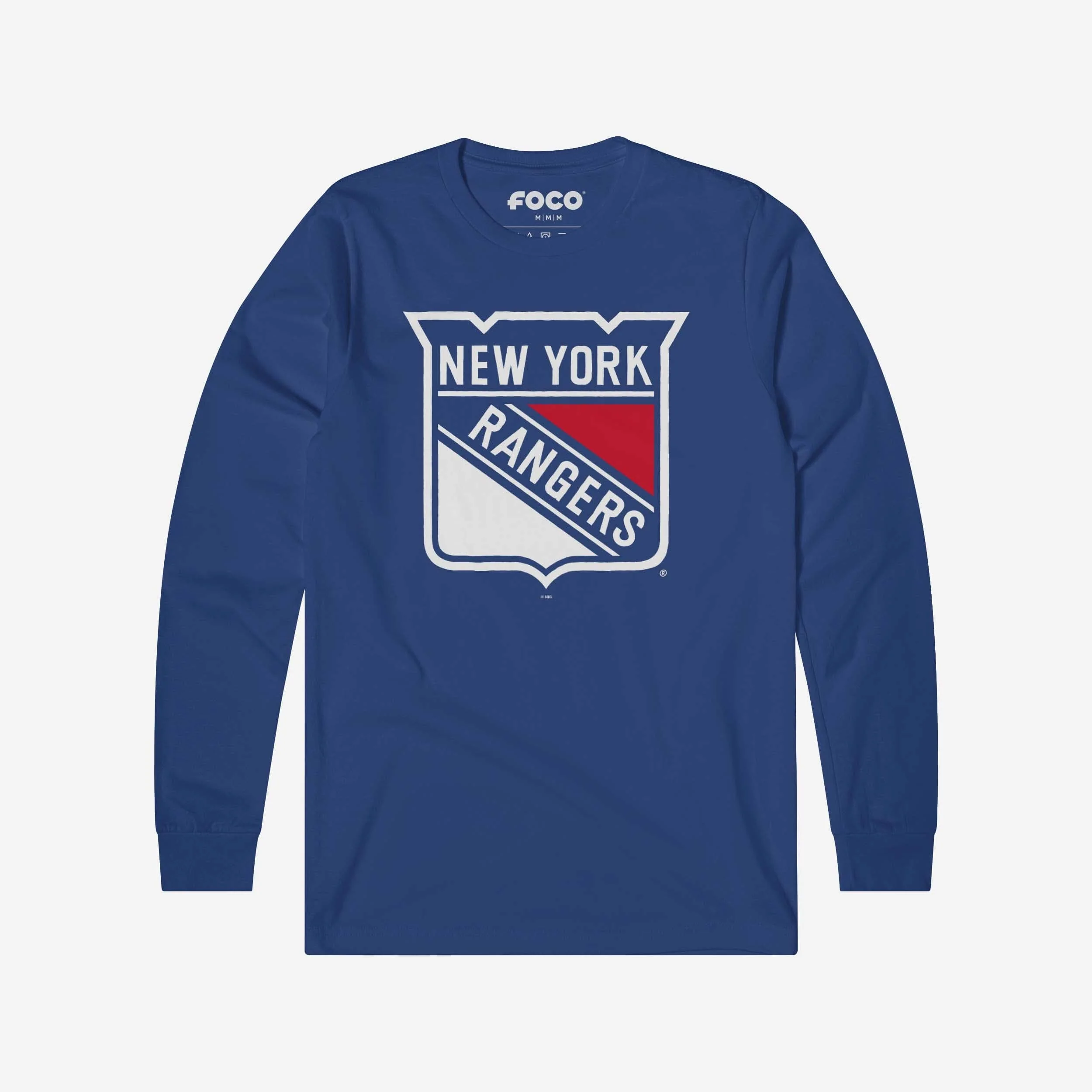 New York Rangers Primary Logo Long Sleeve T-Shirt